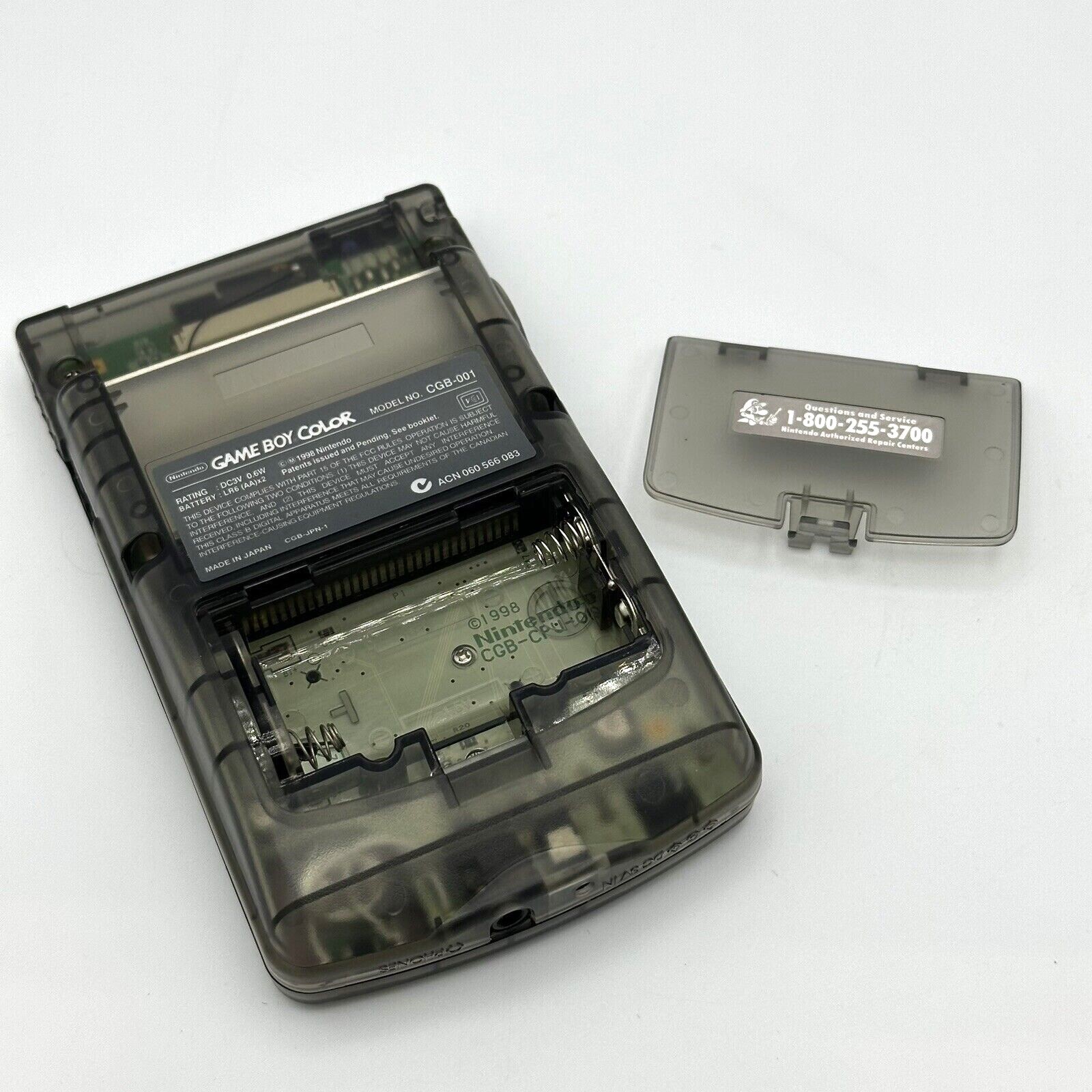 Nintendo Game Boy Color GBC IPS Q5 Laminated Backlight Backlit Mod Smoke DMG