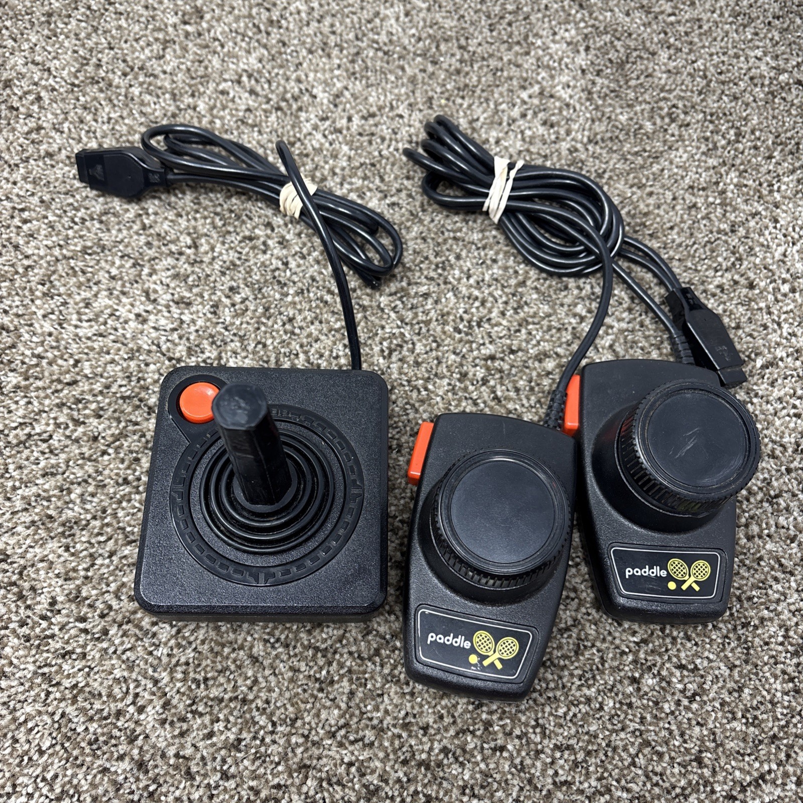 Atari 2600 System Bundle with Console, 30 Games, Joystick, Paddles, and More LOT