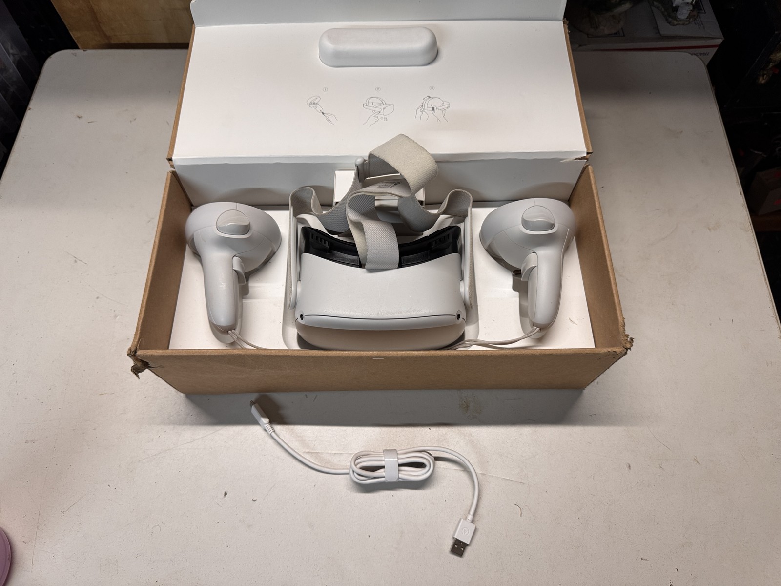 Meta Oculus Quest 2 Standalone VR Headset with Touch Controllers