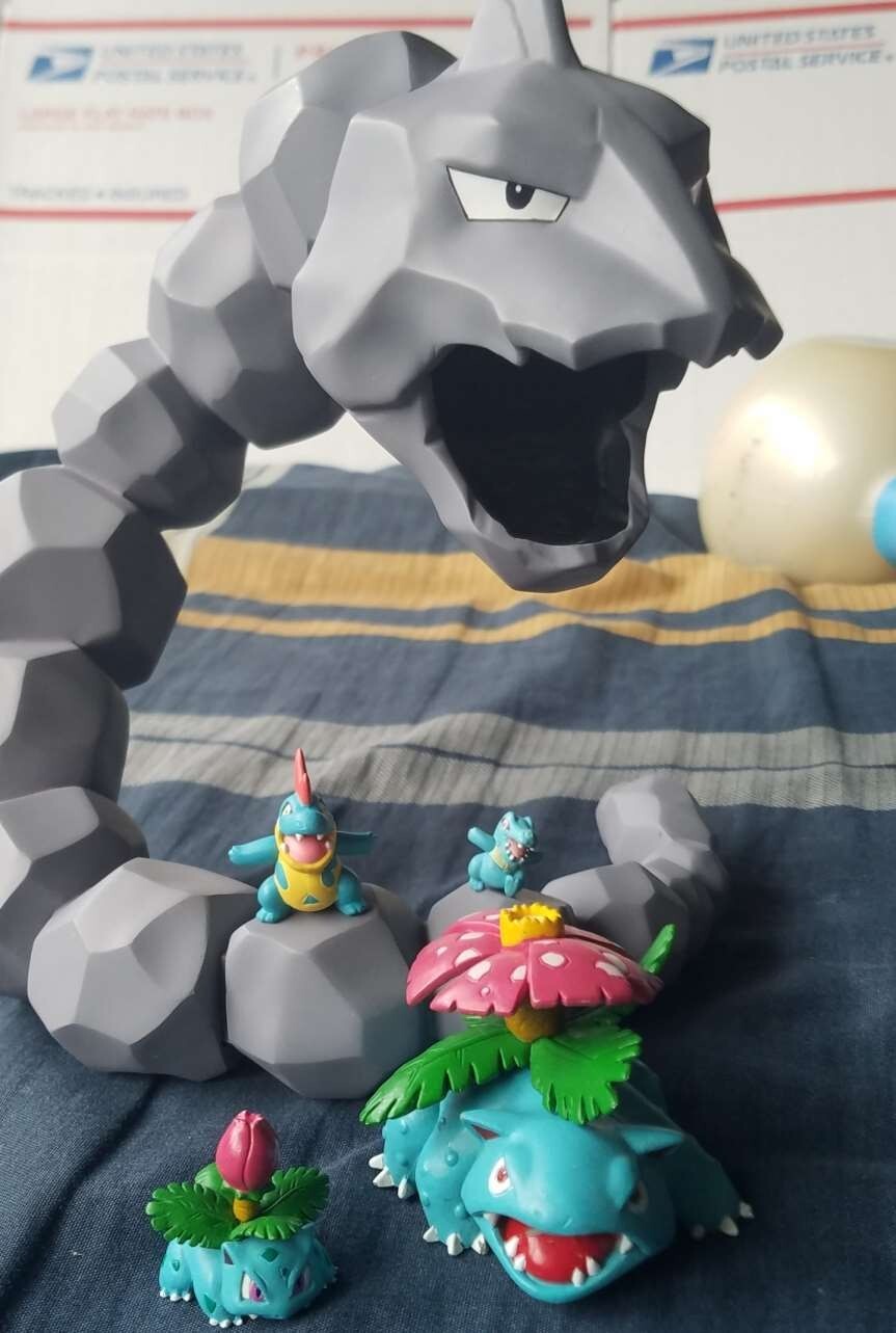 U Pokemon Figure 1/20 scale Zukan Onix Figure (Big Size) 12 inch/30cm ot sp