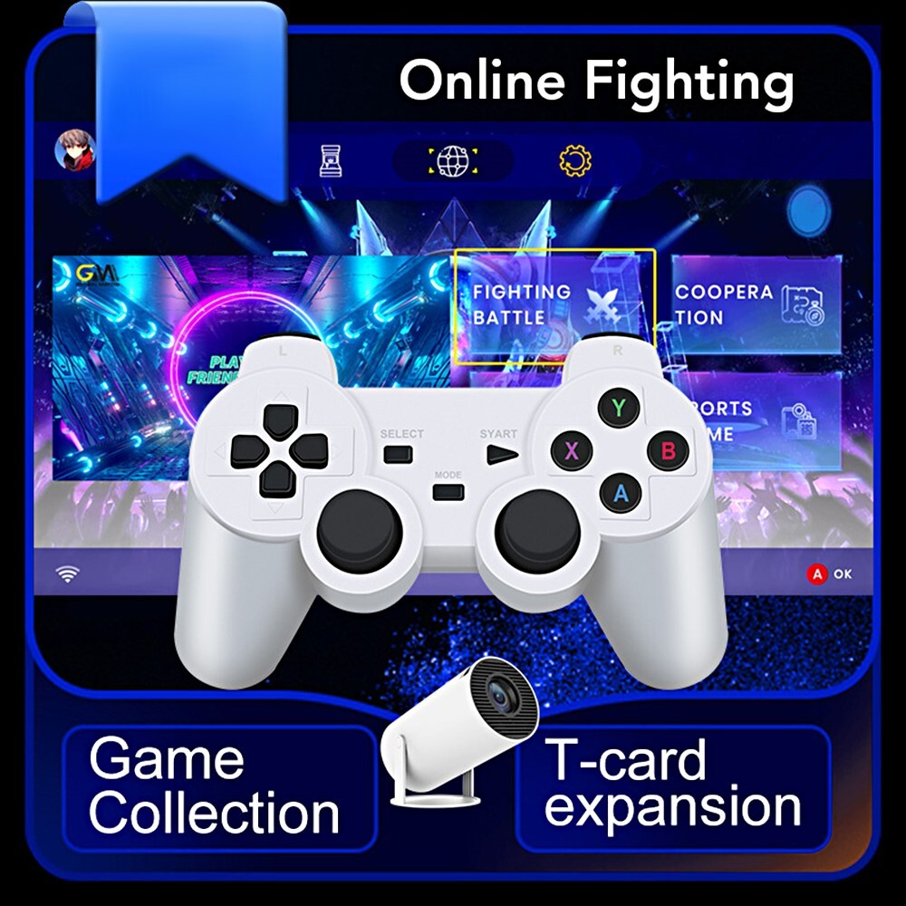 Essential Durable Compact 2x Wireless Game Controllers 2.4G Receiver 64G TF Card