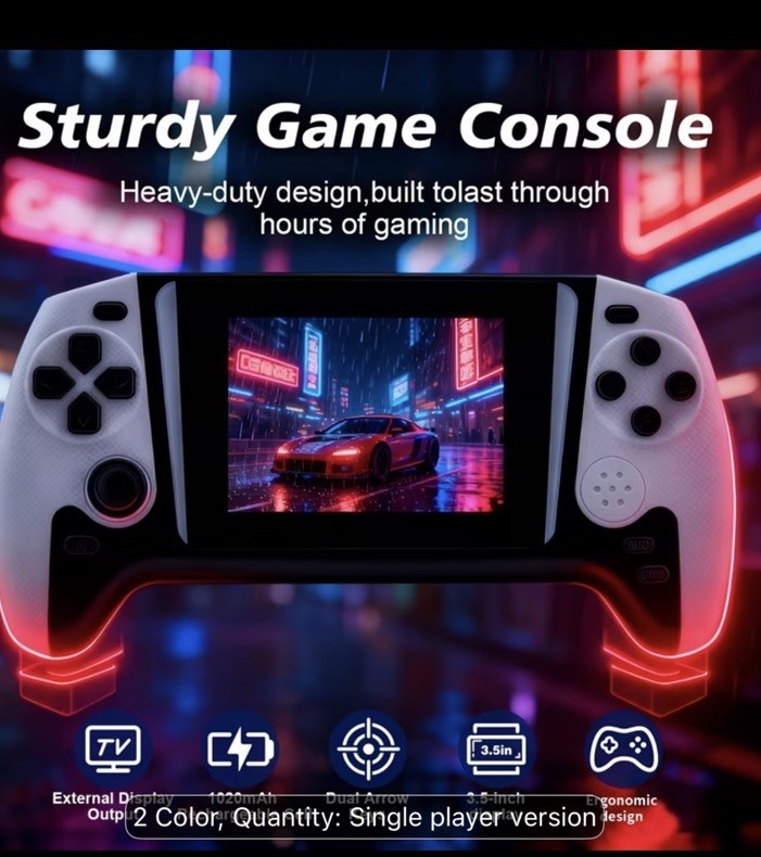 Handheld game consoles,single or dual card options,3.5 large-screen classic