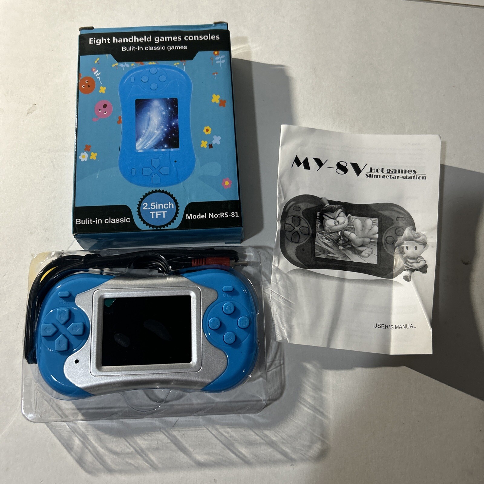 Model No: RS-81 Handheld Game Console- 2.5 In TFT