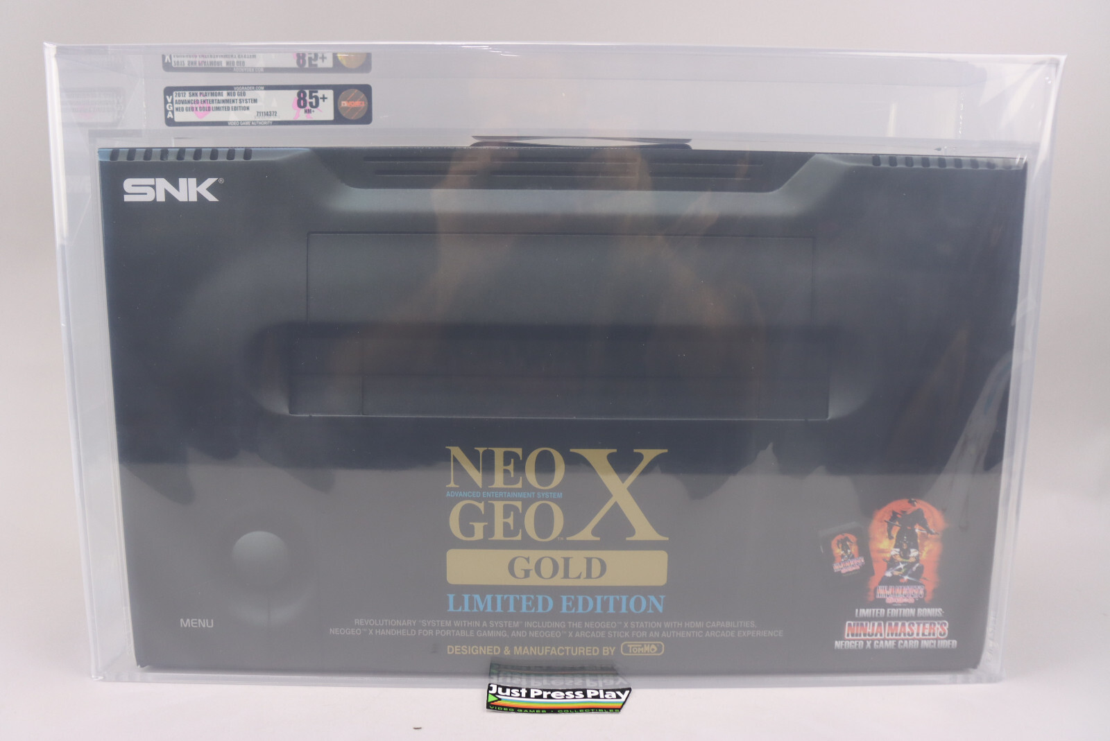 2012 SNK Playmore Neo Geo X Gold Limited Edition Console VGA Gold Level 85+ NM+