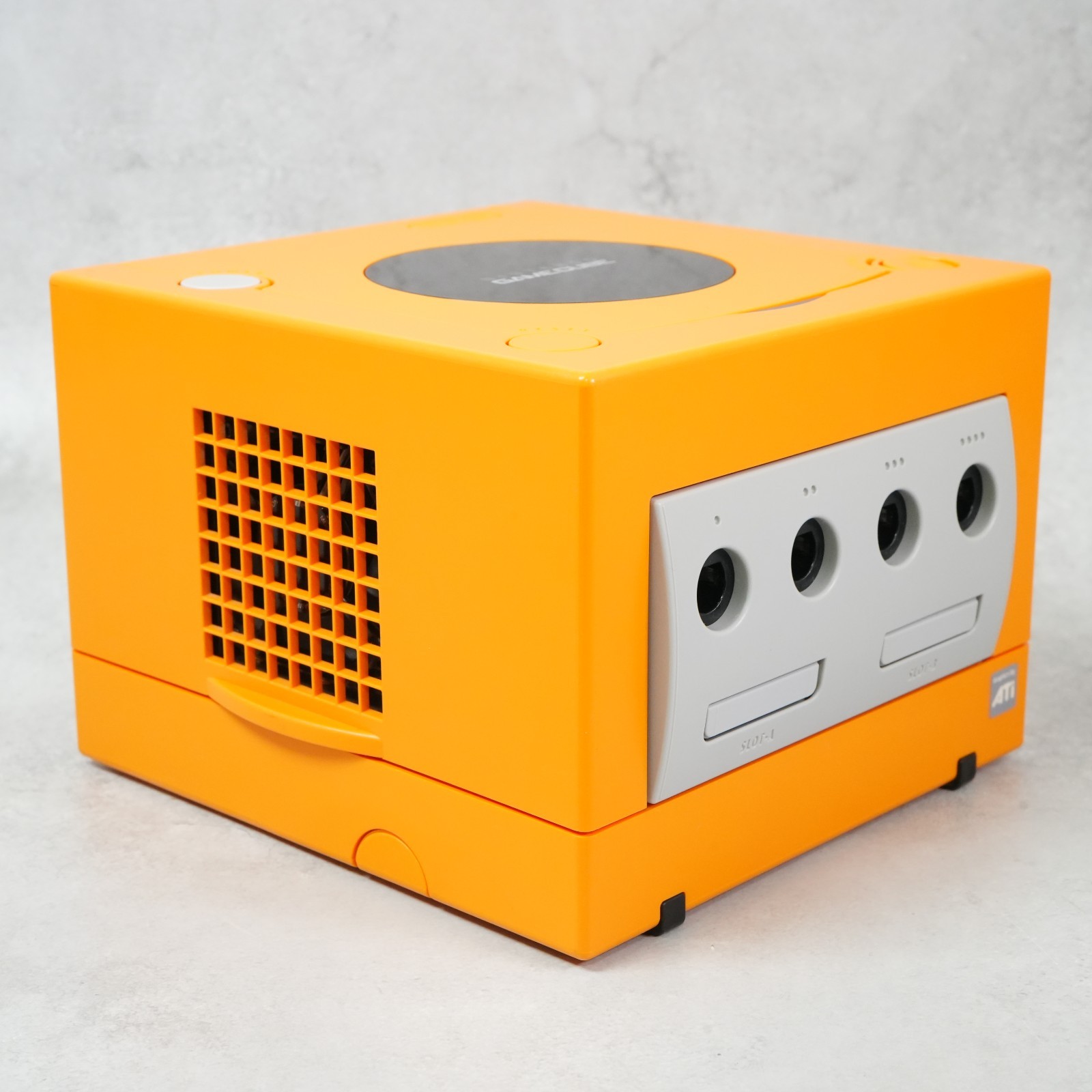 Nintendo GameCube Orange Console Only NTSC U-C/J Region Switch Mod From JAPAN