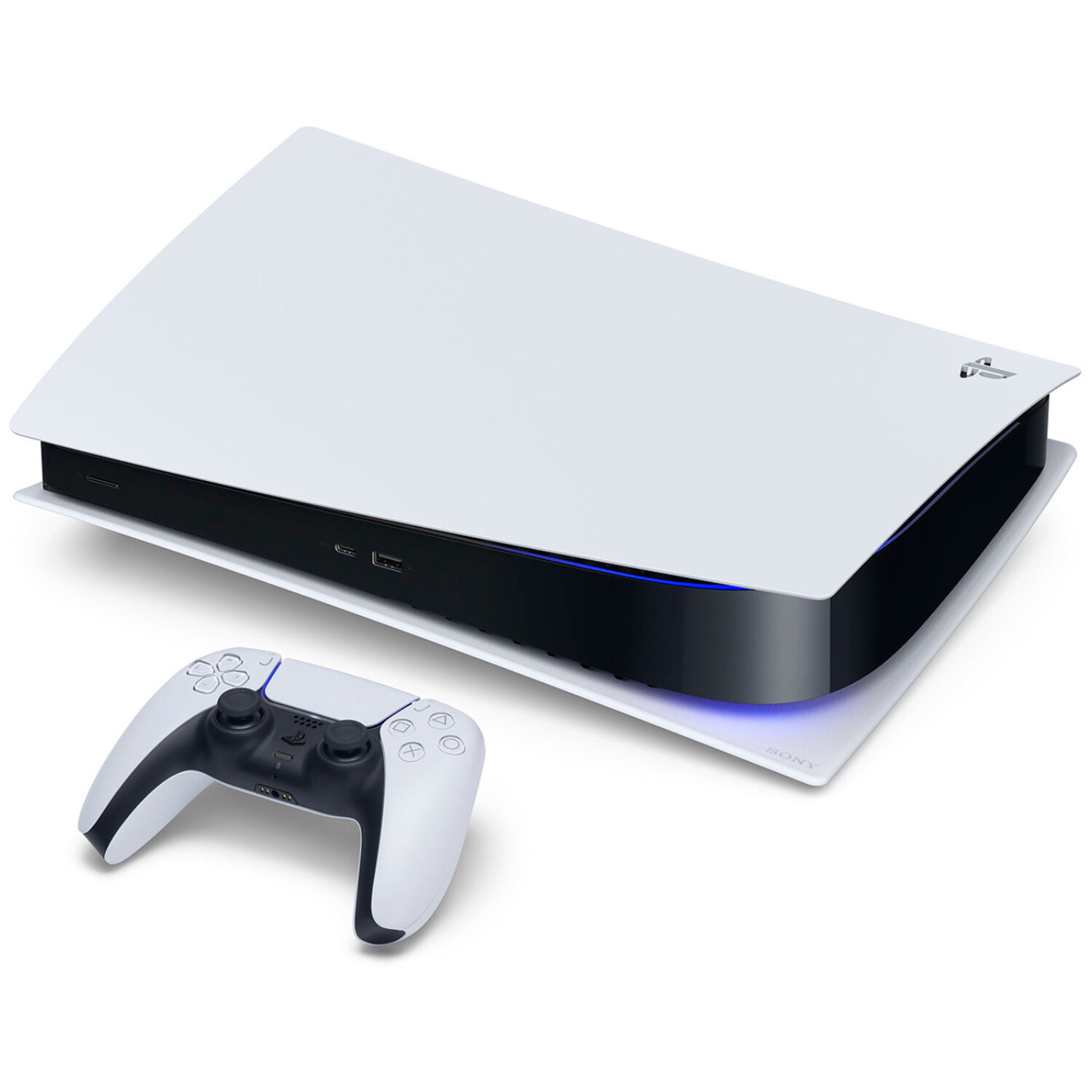 Sony Playstation 5 Digital with Extra Controller and Surge Battery Pack Bundle