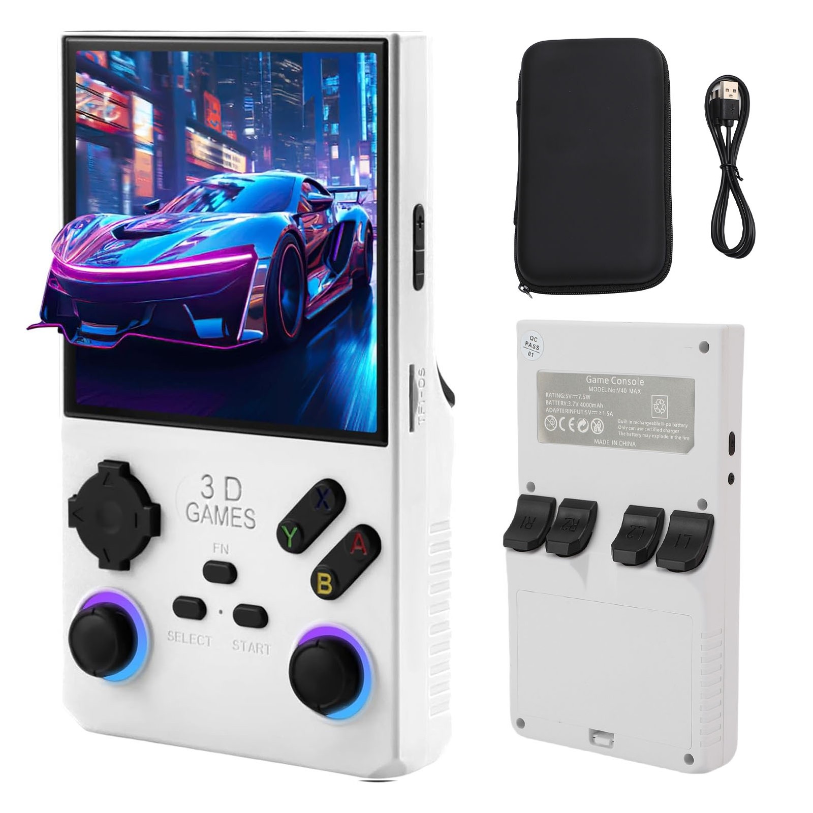 4 Inch Handheld Game Console Portable Retro Gaming Console For Open S WDCZ