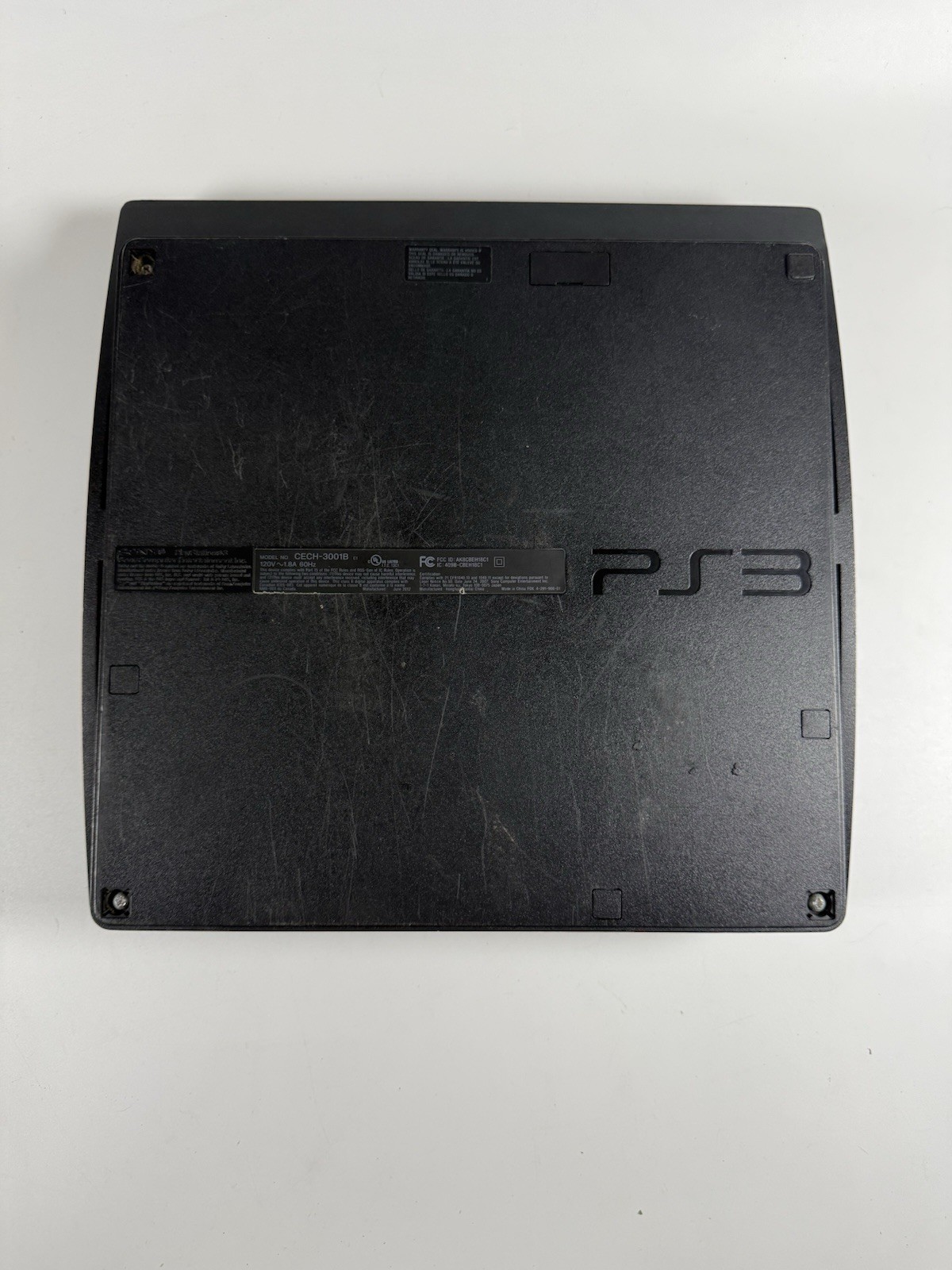 Sony PlayStation 3 PS3 Slim – Console Only CECH-3001B – Parts/Repair No Display