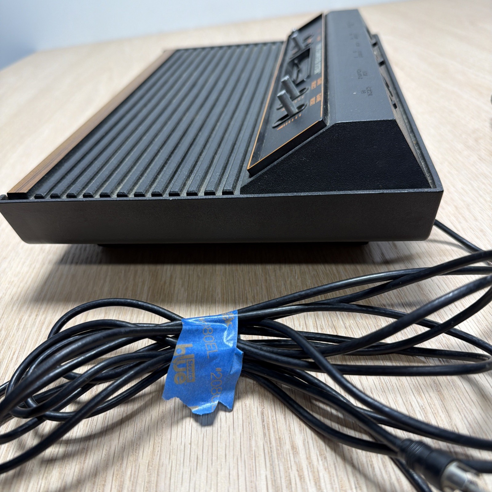Vtg Atari CX-2600 A Untested For Parts Or Repair As Is CONSOLE Faux Wood 2600