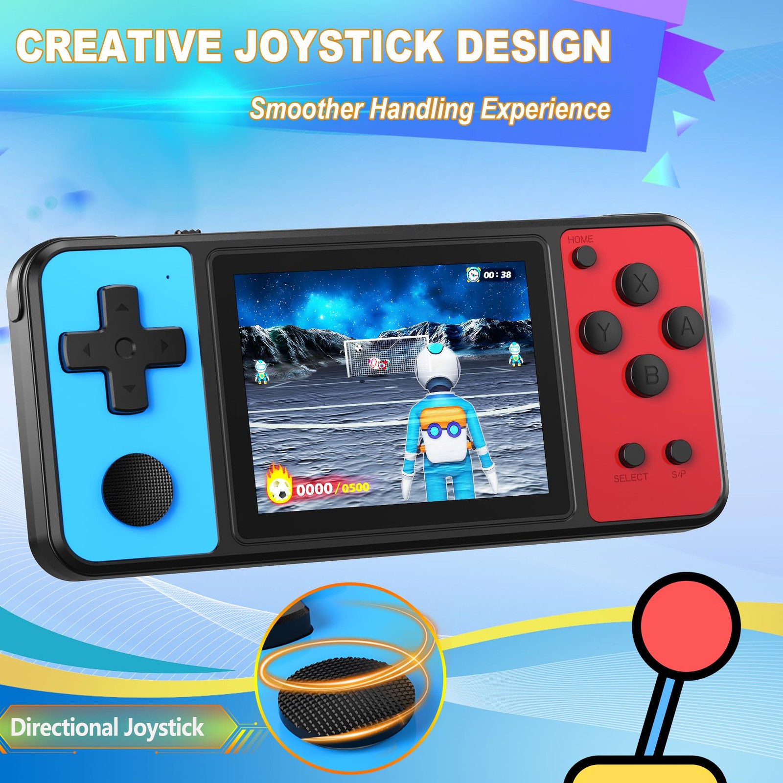 KAVOYI 32 Bit Handheld Games for Kids Built in 139 Retro Video Games 3.0 IPS