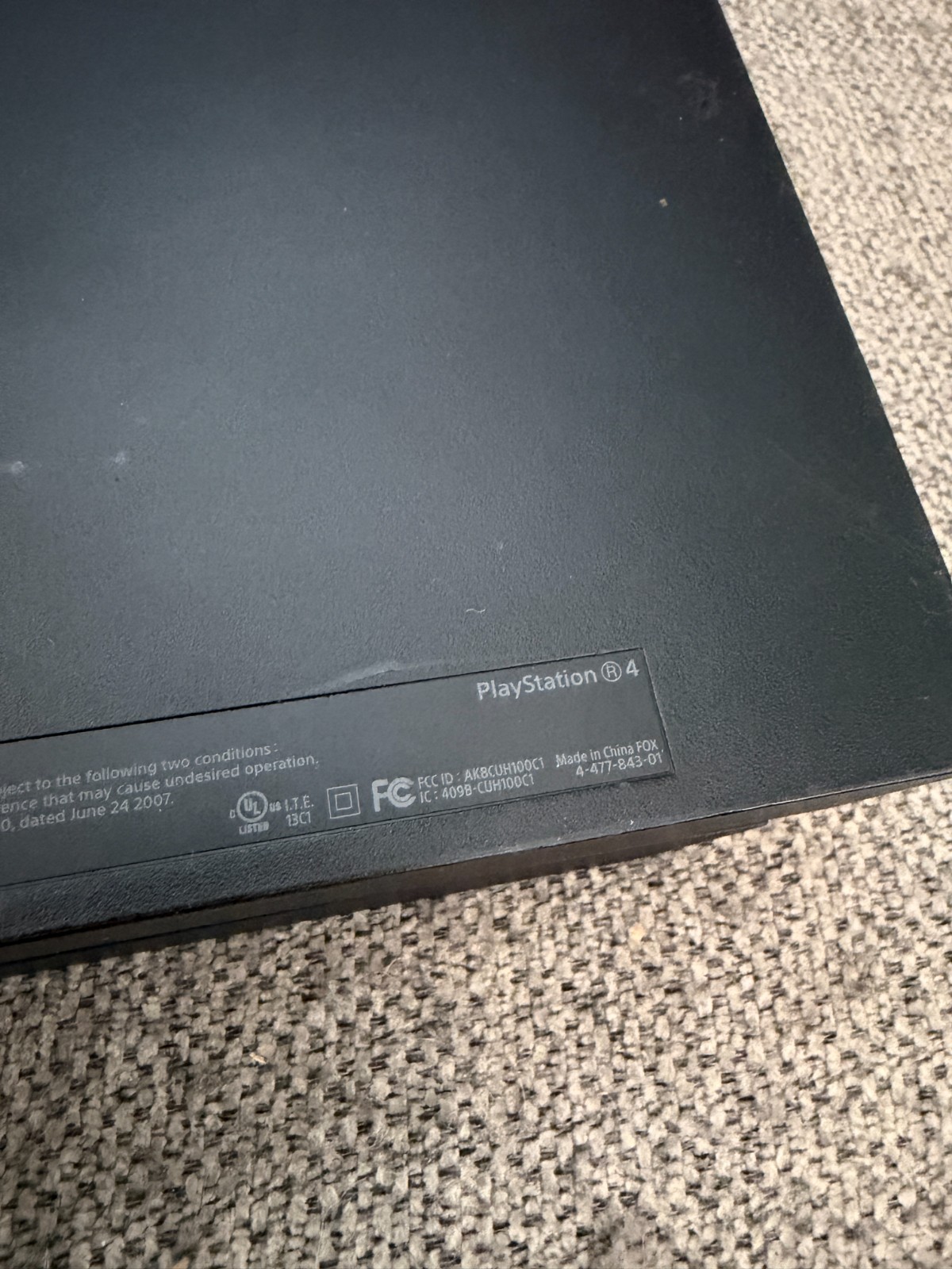 Sony PS4 PlayStation 4 500GB CUH-1001A Launch Model Bundle Controller Tested