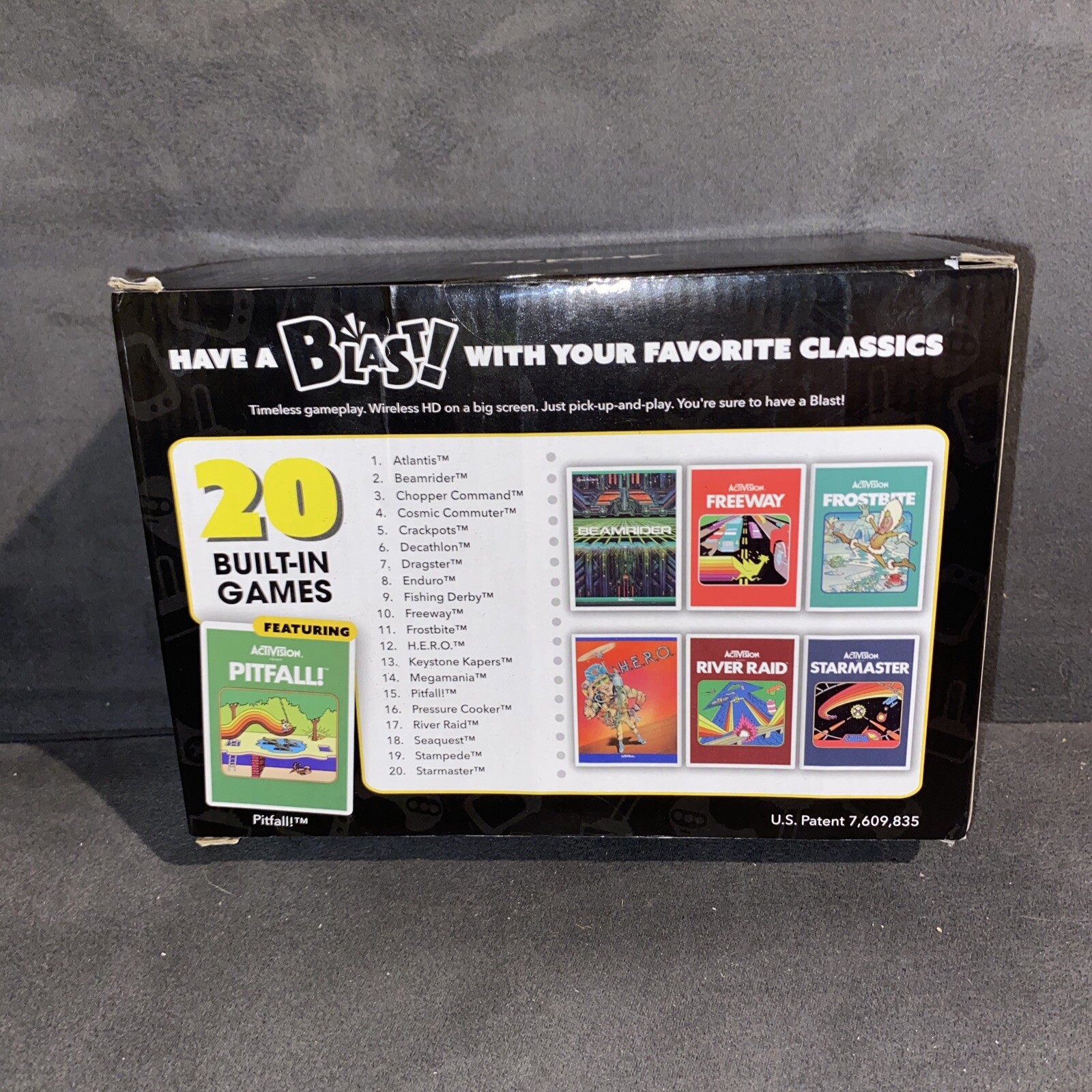 Activision Flashback Blast! Pitfall River Raid HDMI 20 Retro Atari Games Wireles