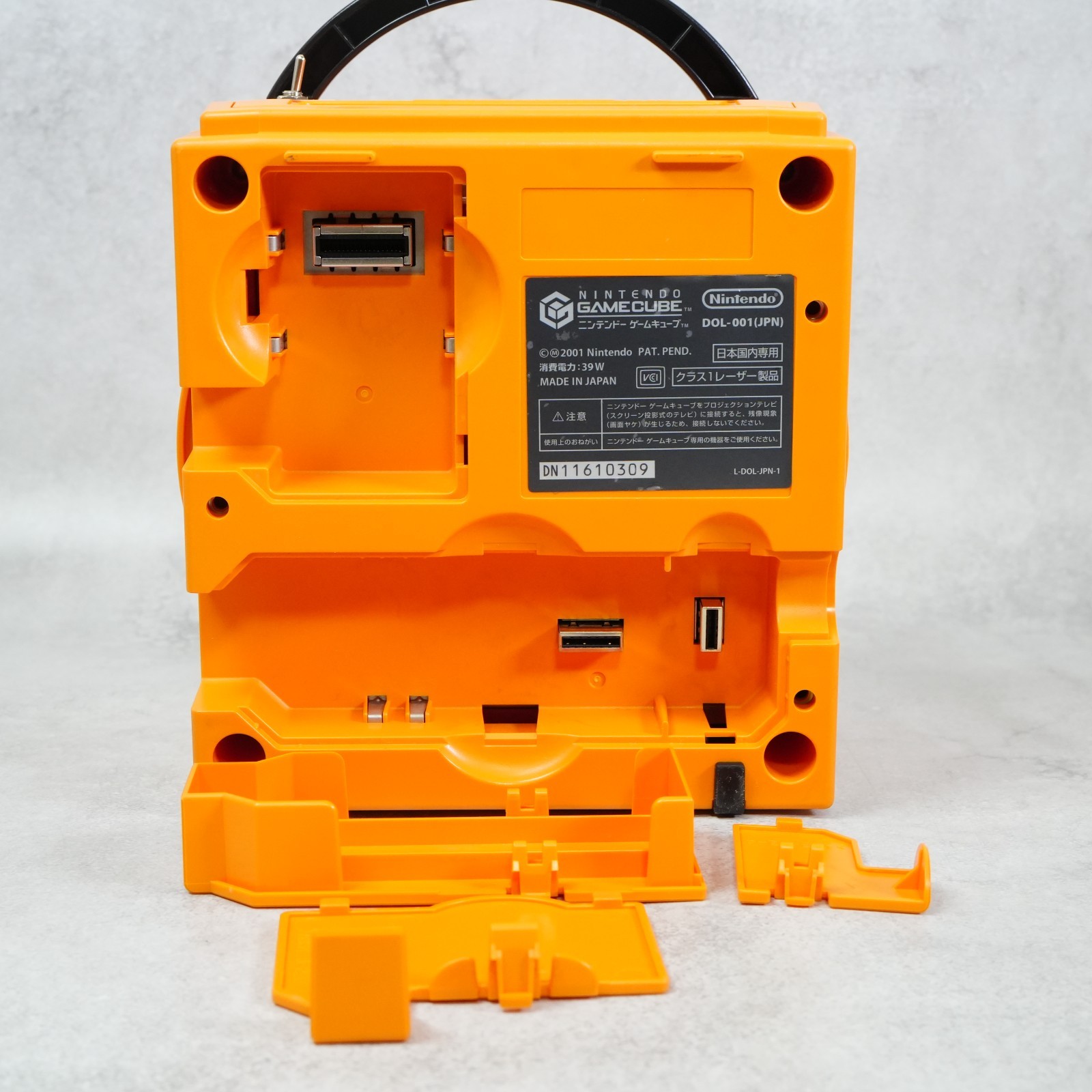 Nintendo GameCube Spice Orange Console NTSC U-C/J Region Switch Mod From JAPAN
