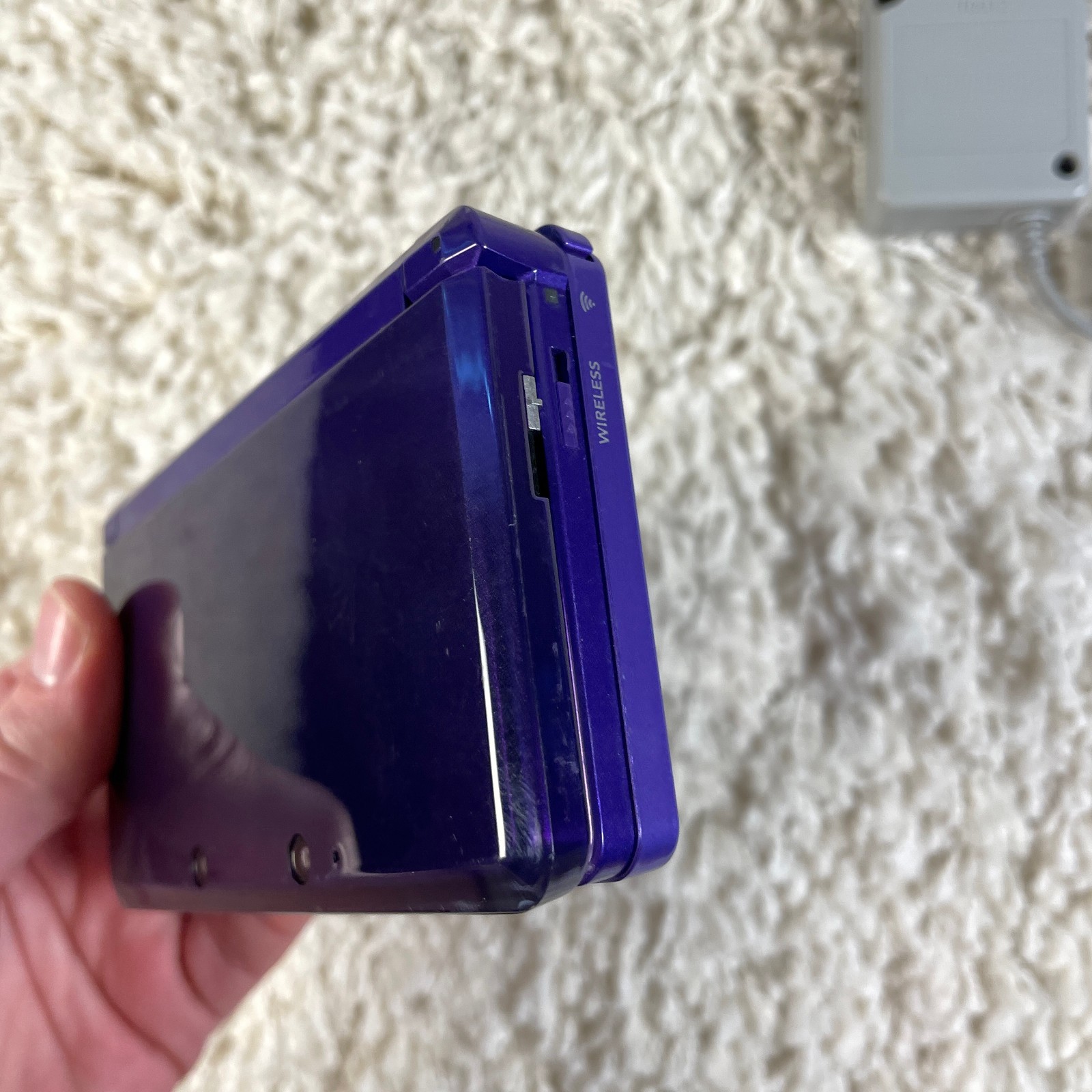 Nintendo 3DS Midnight Purple Handheld Console System CTR-001 Tested