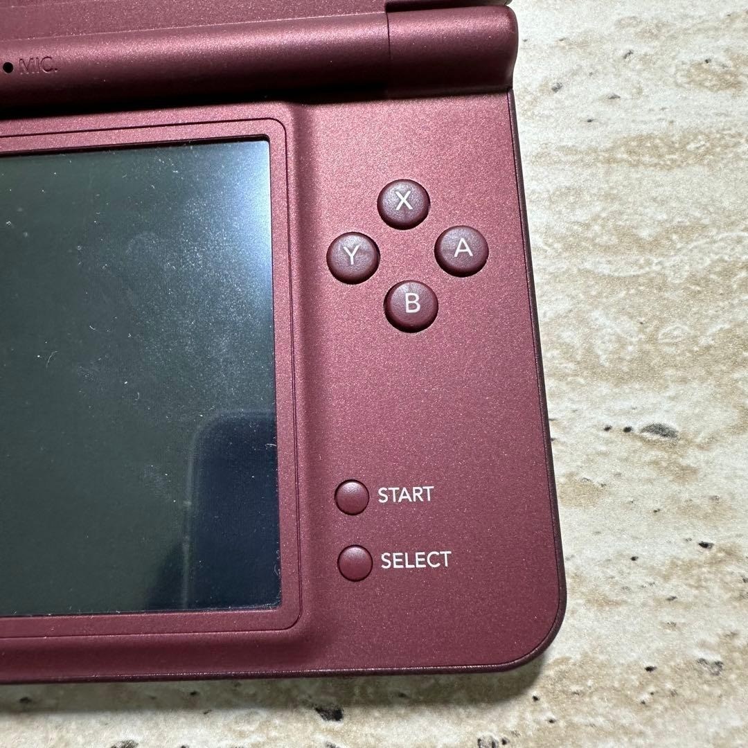 Nintendo DSi LL Wine Red Console Boxed Tested Working 6586