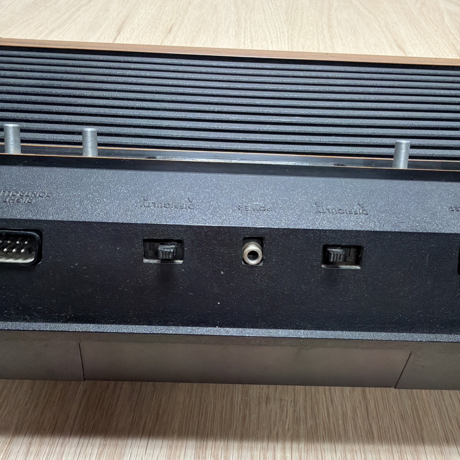 Vtg Atari CX-2600 A Untested For Parts Or Repair As Is CONSOLE Faux Wood 2600