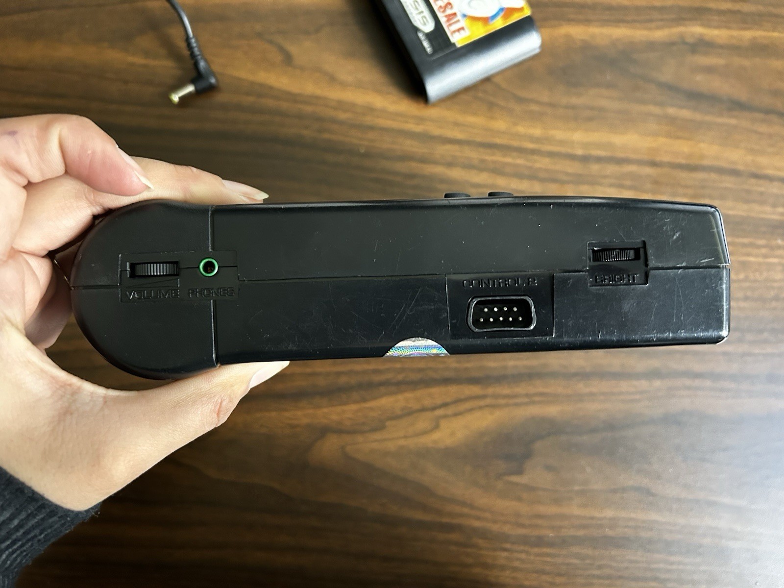 Sega Genesis Nomad MK6100 Tested & Working SCREEN IPS MOD- FAST SHIPPING