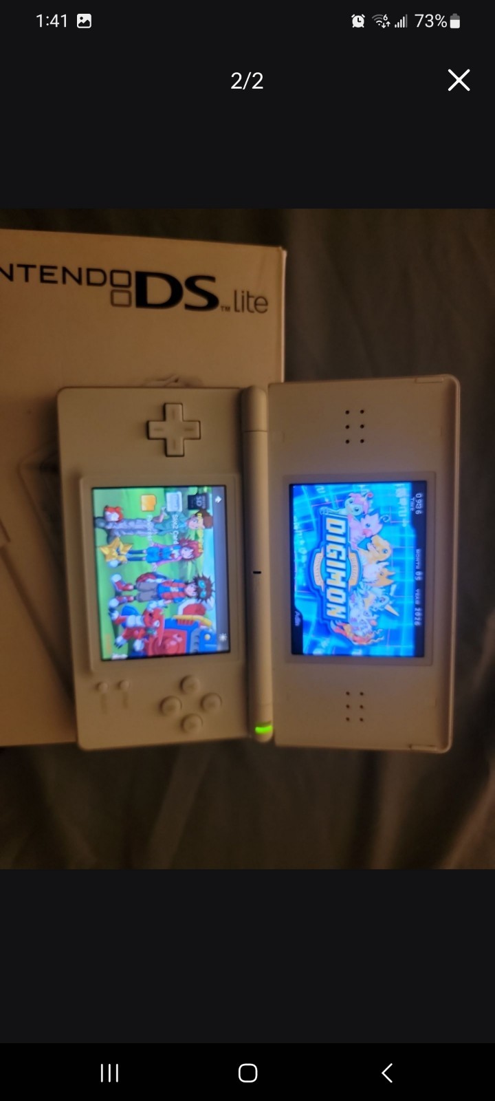 Nintendo DS Lite Polar White with R4 Cartridge