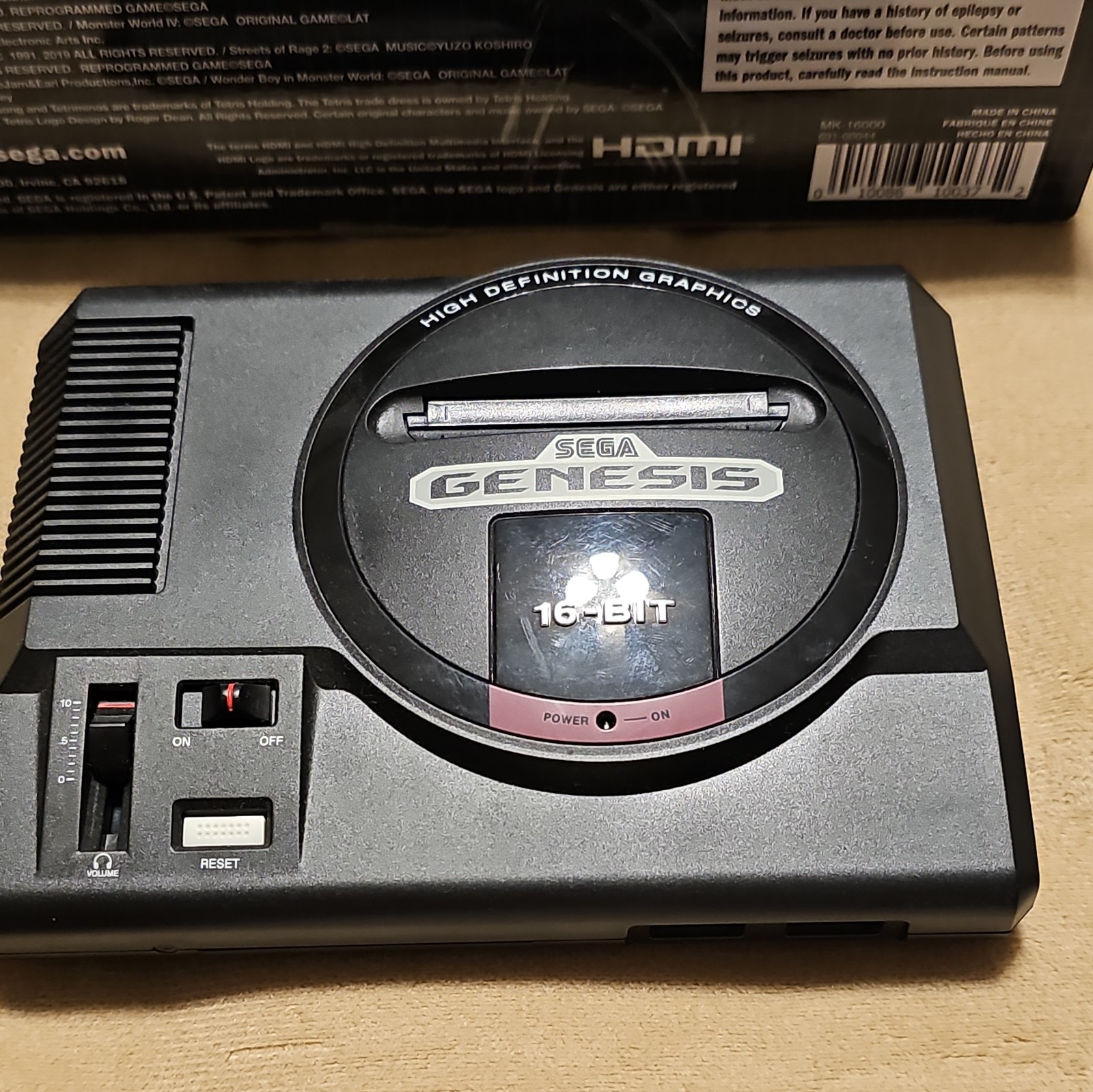 SEGA Genesis 1 Mini Console With Box Excellent Shape