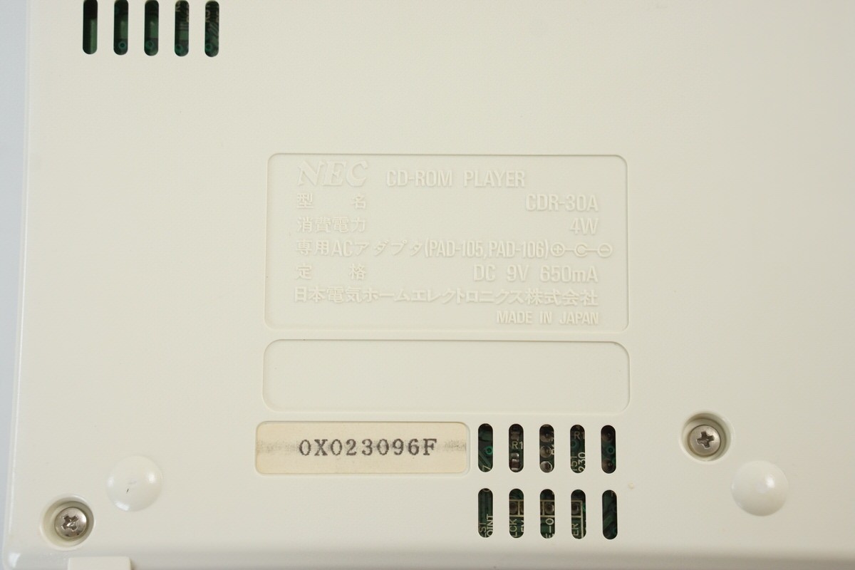 PC Engine CD ROM2 CDR-30A wz INTERFACE UNIT IFU-30A Tested System 9Y145254A