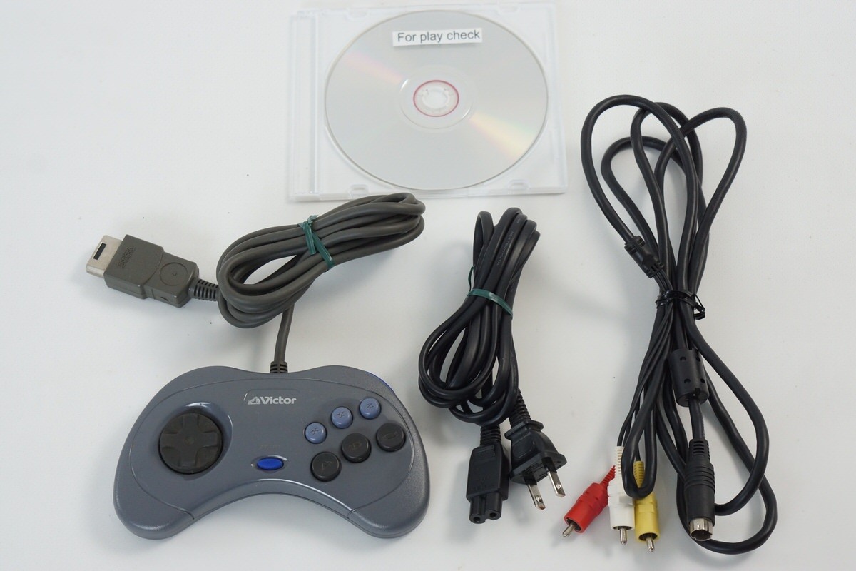VICTOR V SATURN Console RG-JX1 Tested System JAPAN -NTSC-J CD- 16049677