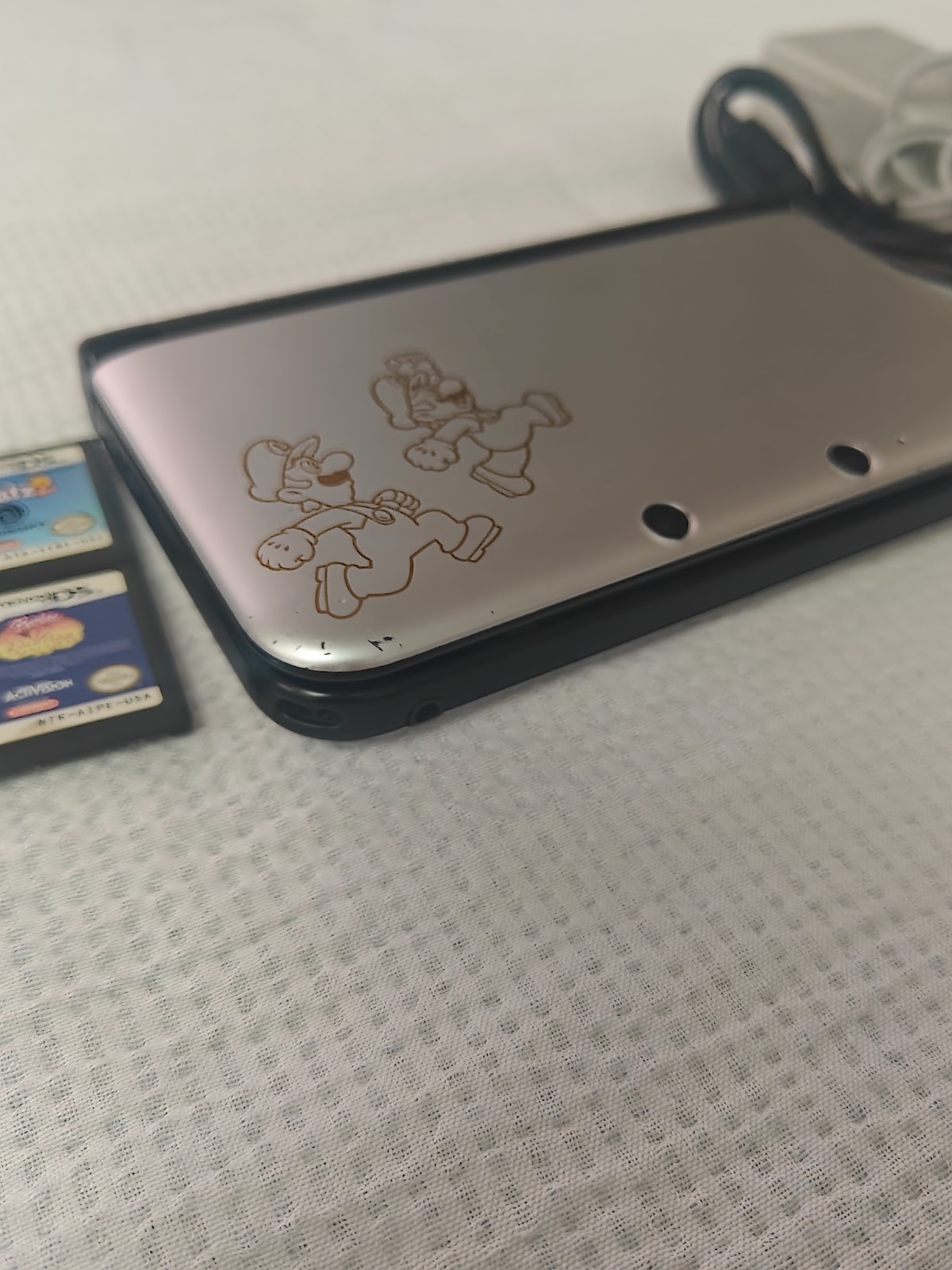 Nintendo 3DS XL Mario & Luigi Dream Team Silver Edition