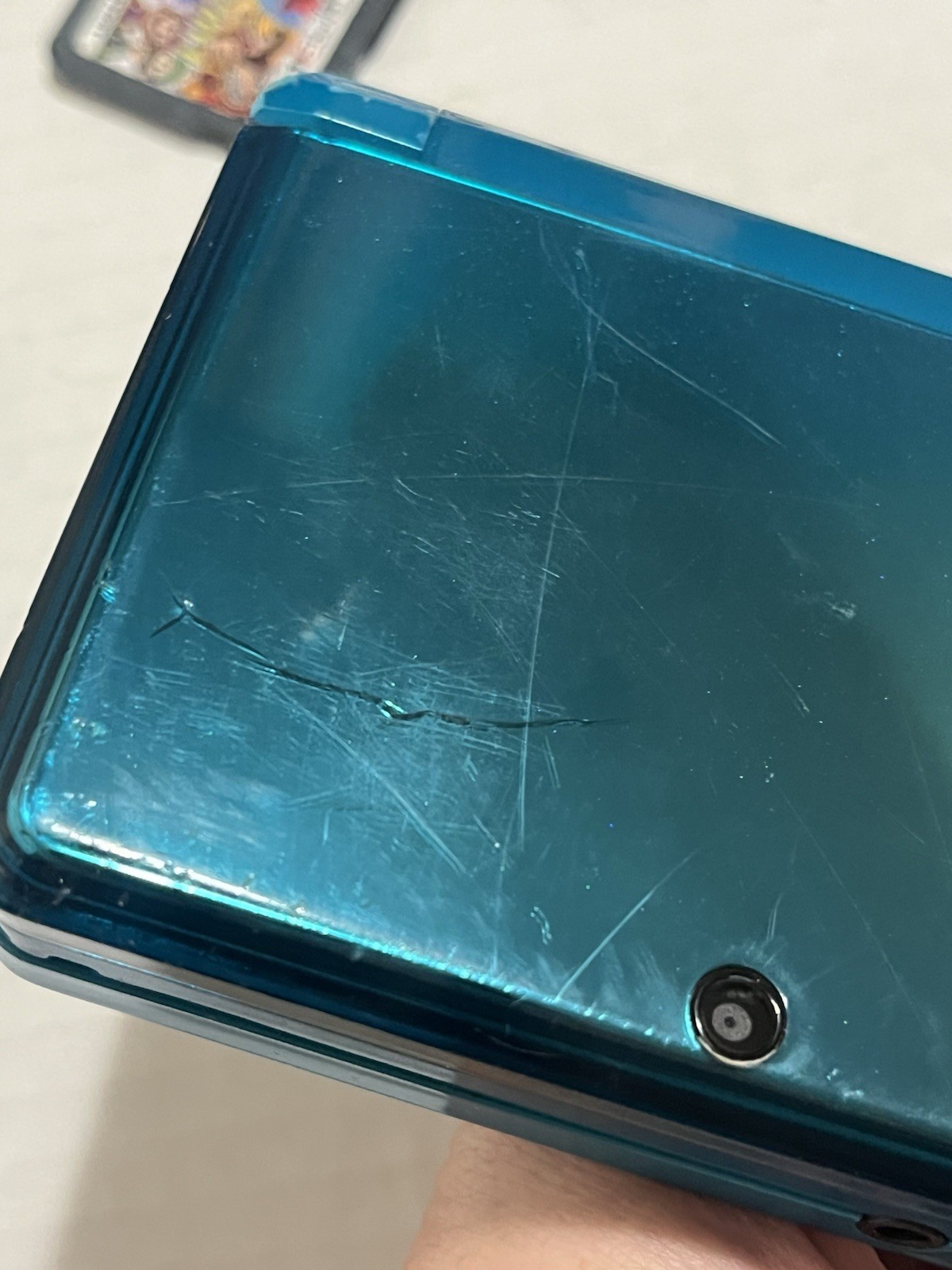 Nintendo 3DS CTR-001 Aqua Blue Handheld Video Gaming Console – For Parts