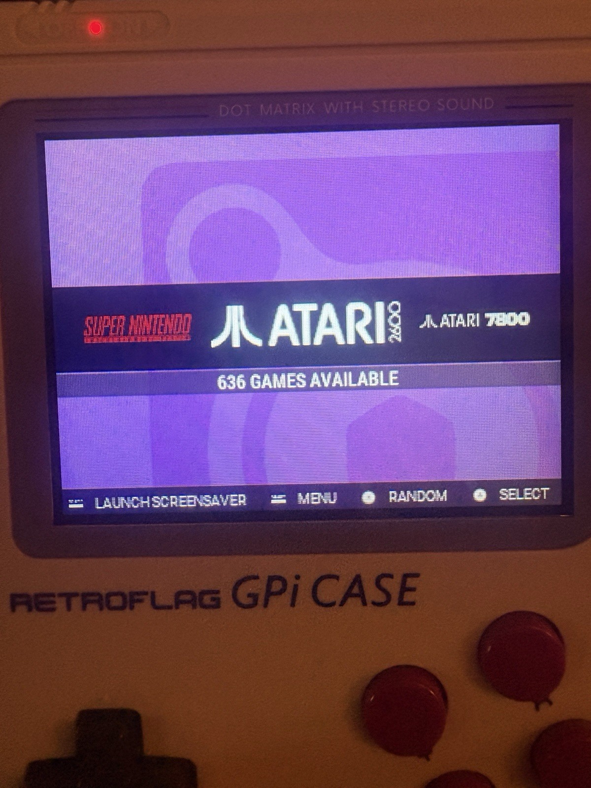 RETROFLAG GPi Case Handheld Emulator Raspberry Pi Zero 32GB SD Card. (See Desc)