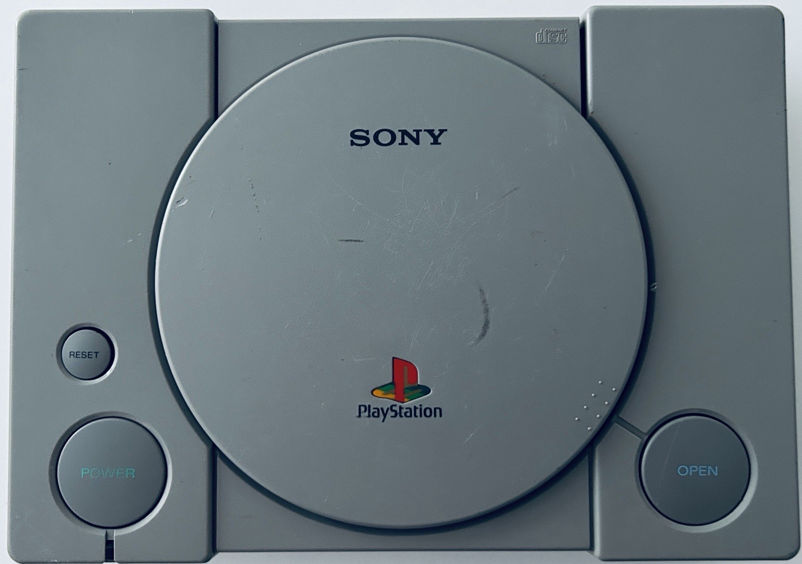 Sony PS1 SCPH-7501 Tested Working Bundle 2 Controllers AV Cord + Game