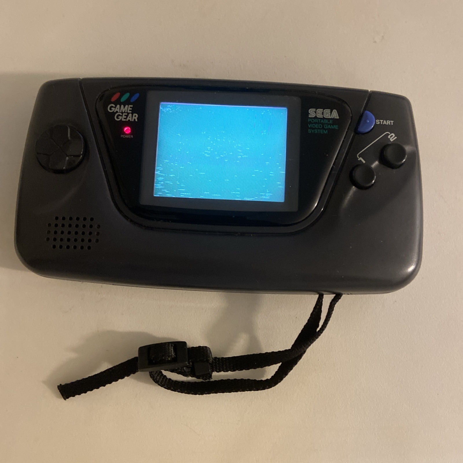 SEGA Game Gear 2110 Black Handheld Console on good condition