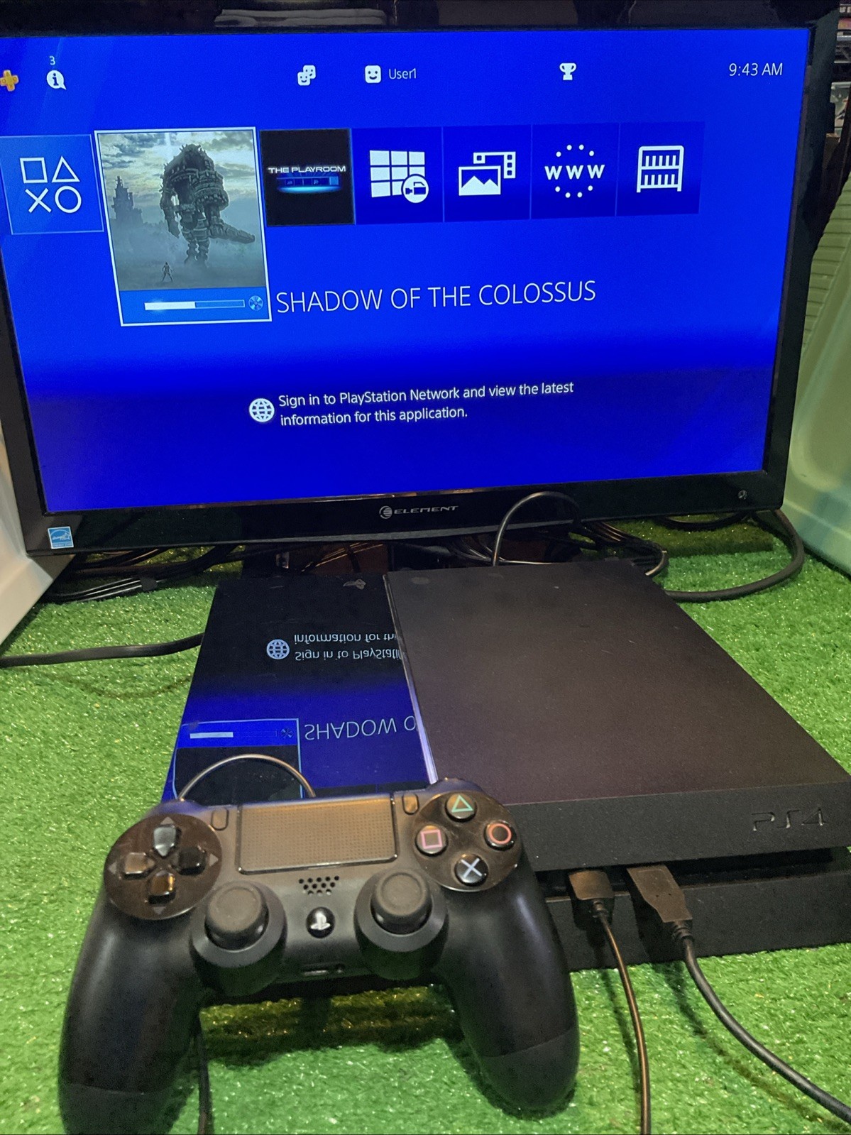 Sony PlayStation 4 CUH-1001A 500GB PS4 Console, 2 Controllers, Cables Tested 👍
