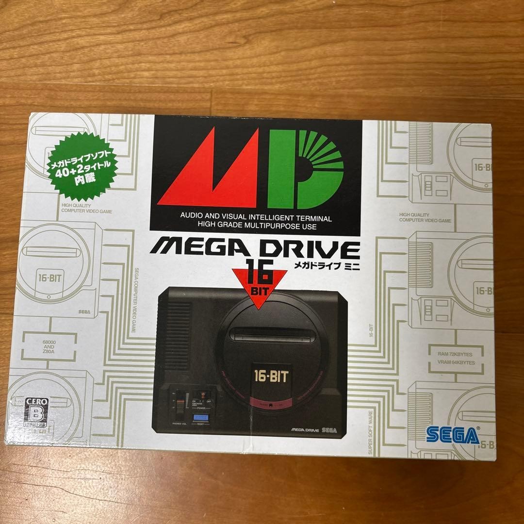 SEGA Mega Drive Mini power supply USB cable and HDMI cable not