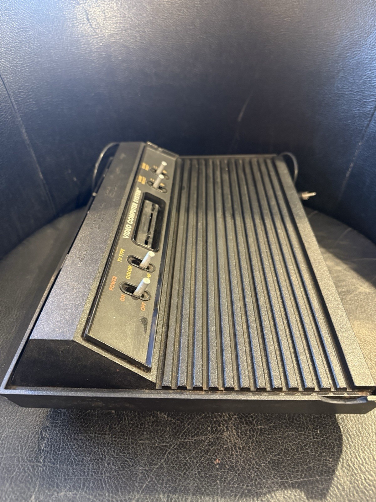 Atari 2600A Darth Vader Black Edition Console CX2600 Cr- Untested