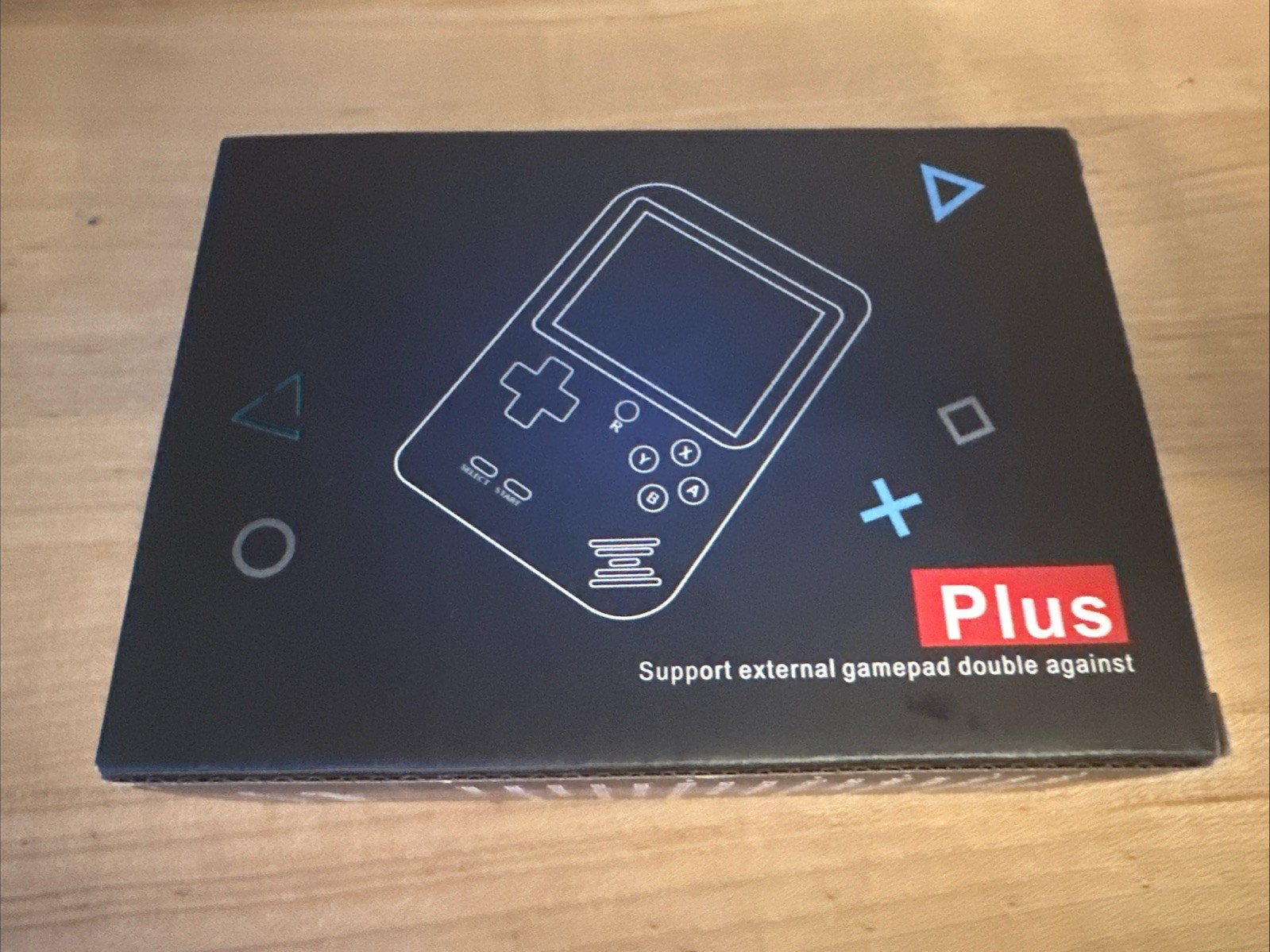 Plus Handheld Game Console Black 3.0″ LCD Rechargeable Backlit TV Out