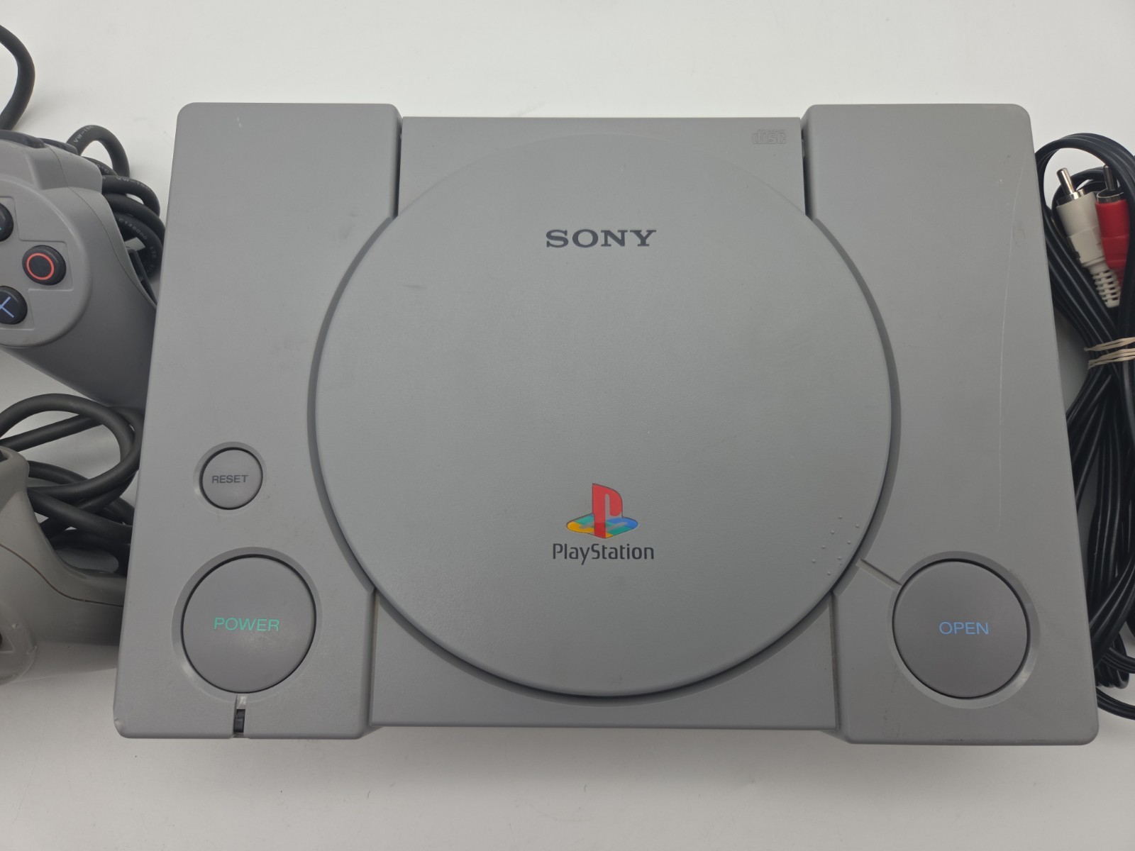 Sony PlayStation PS1 Console Only SCPH-7501 W/ 2 OEM controllers, AV Power Cord