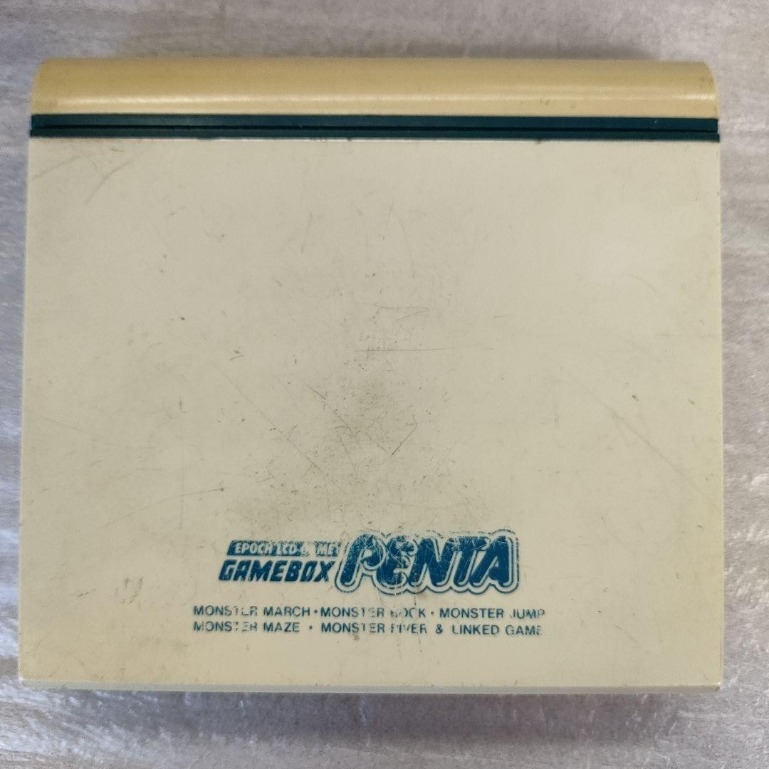 Epoch Gamebox Penta LCD Electronic Game 1983 Japan 5in1 Monster Tested Working