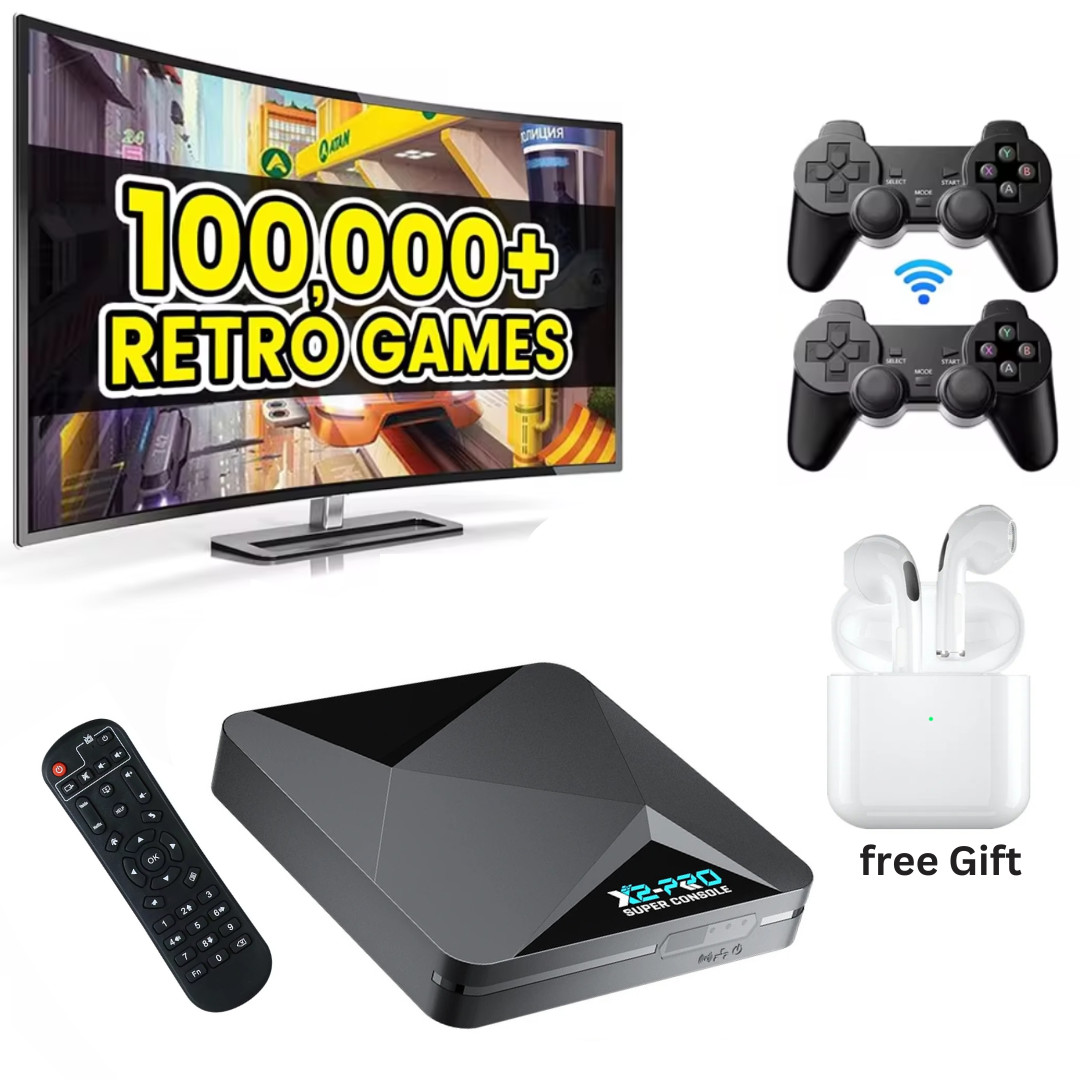 Super Console X2 Pro Video Game Console 256GB with 60+ Emulators 100,000+Games