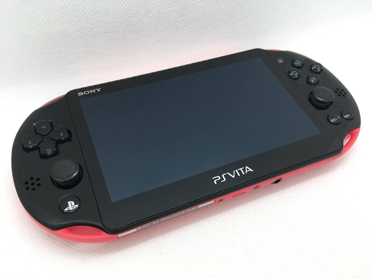 [Read/Exc] Sony PS Vita Pink/Black PCH-2000 ZA15 Slim Console Wi-fi w/Box