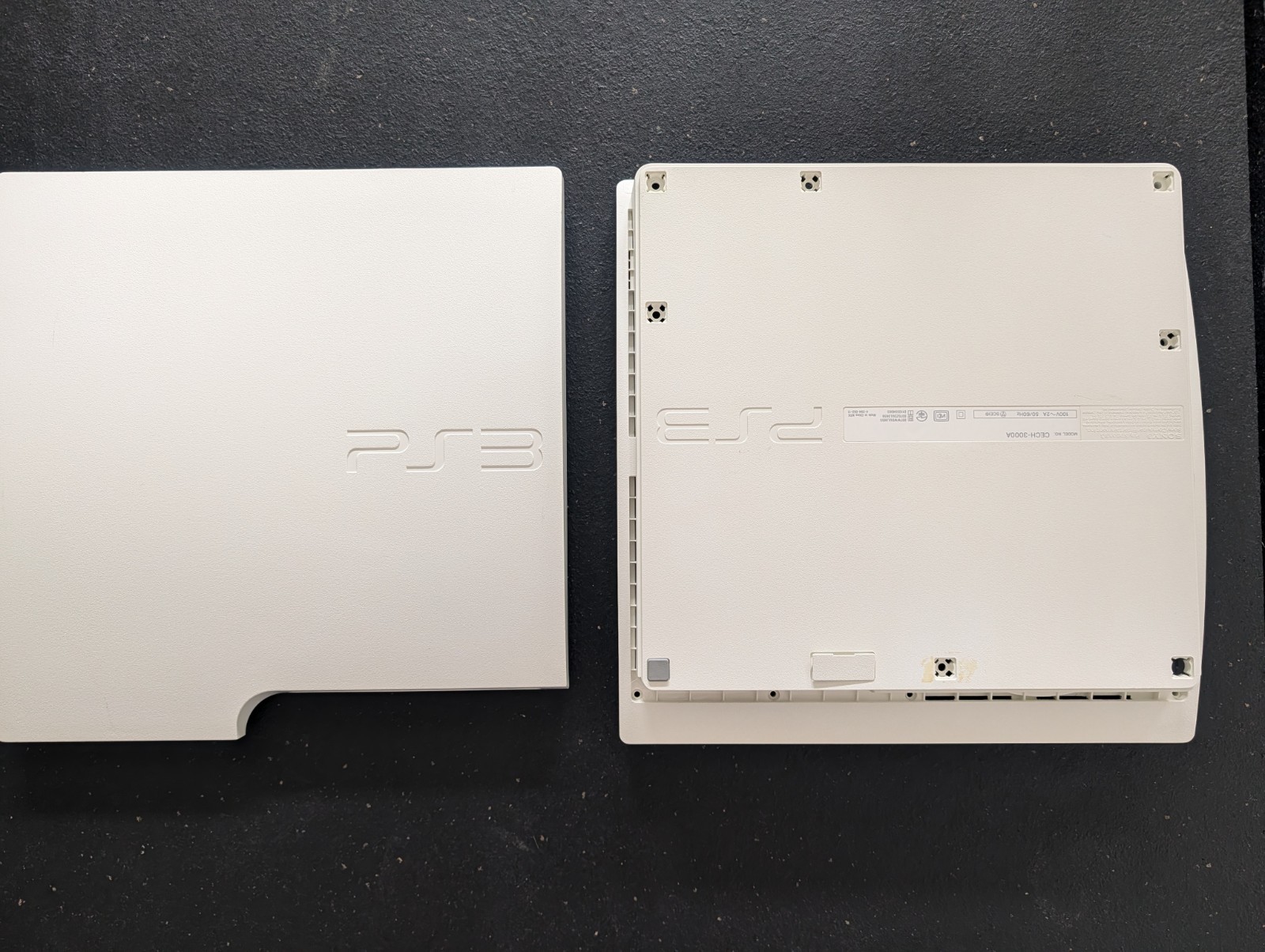 PS3 Slim Classic White CECH 3000A 1TB Console With Accessories Dualshock3