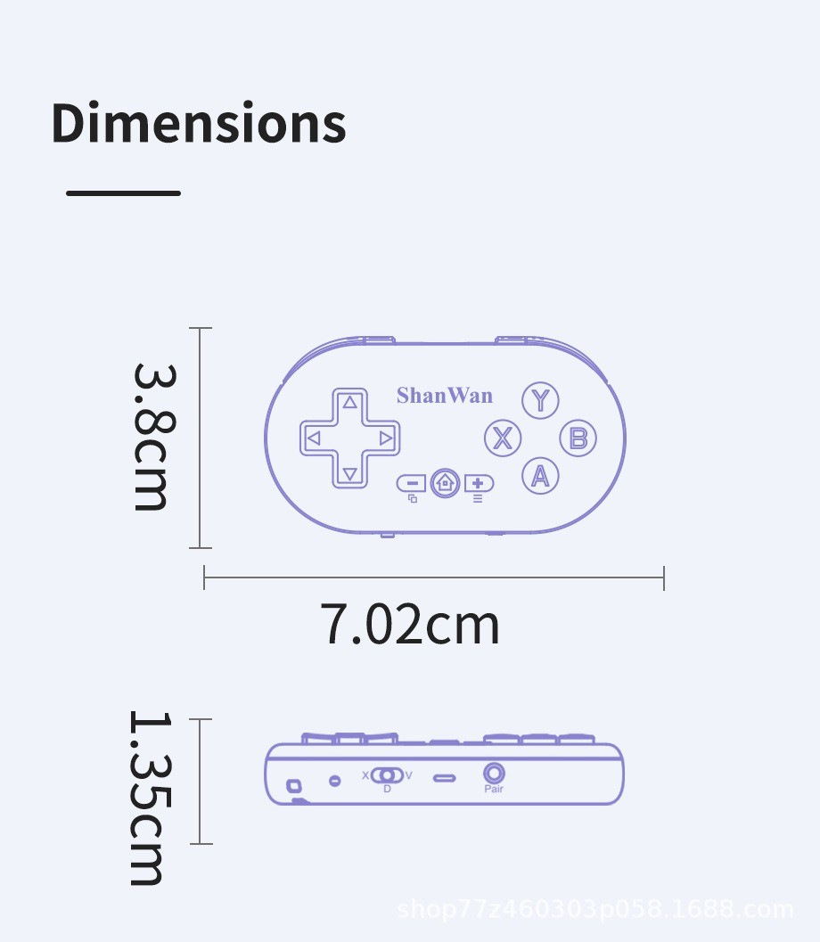Q36 Mini Game Controller Handheld Game Console Portable Pocket Controller