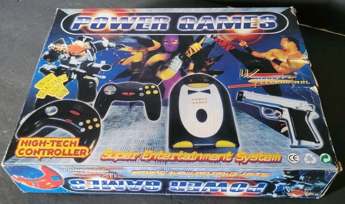 Super Entertainment System Power Games High-Tech Controller Wireless Telecontrol