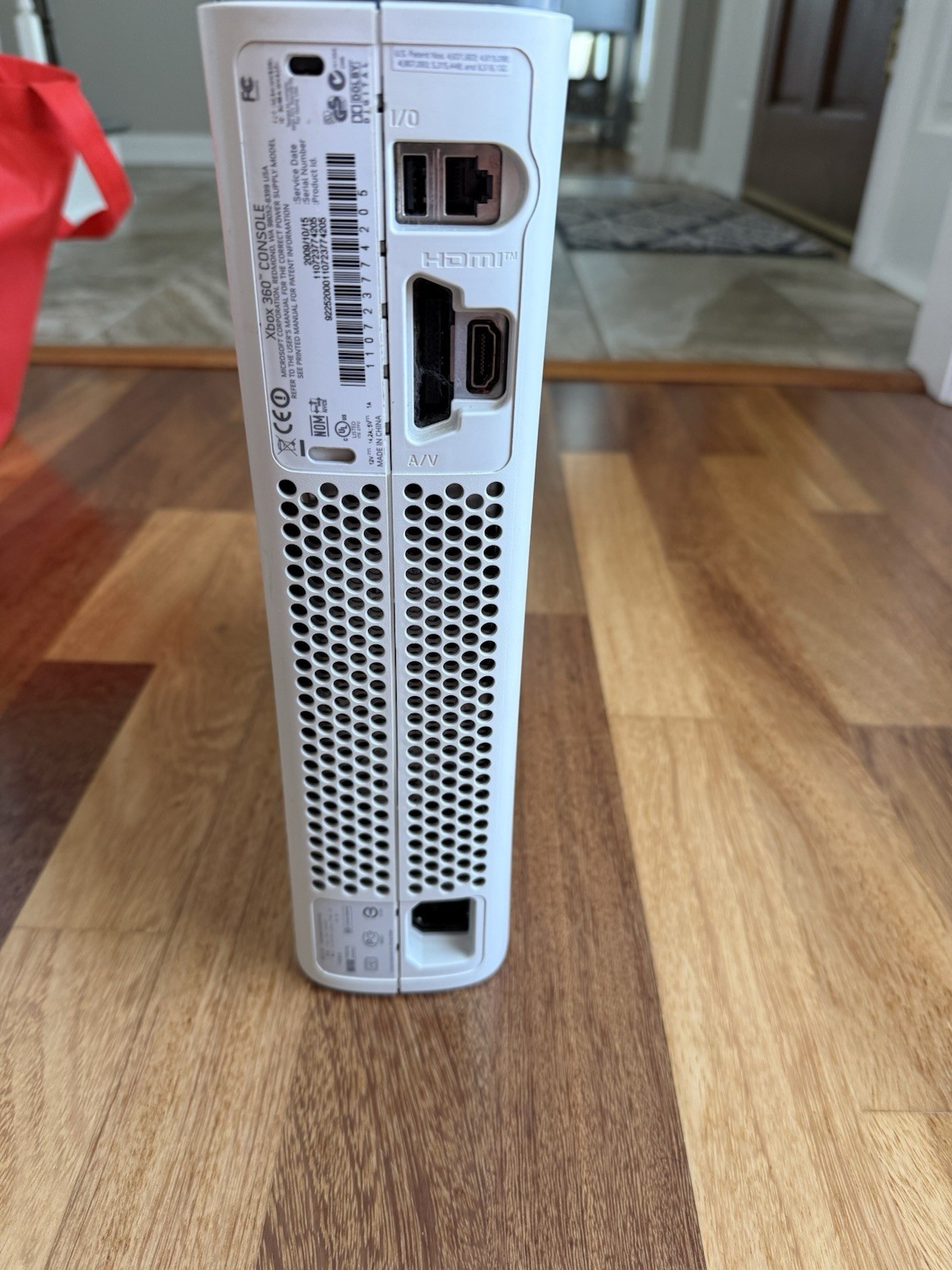 Microsoft Xbox 360 Console With Two Controllers Tested Working