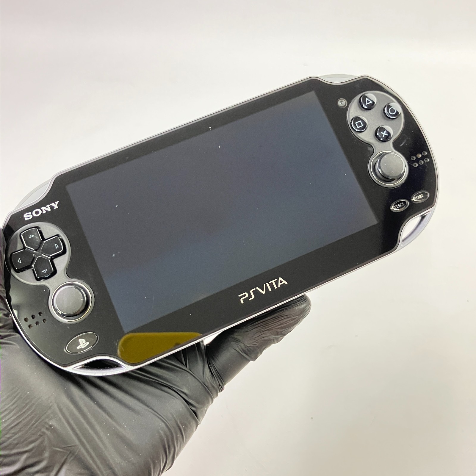 Refurbished PS Vita PCH-1100 Sony PlayStation Crystal Black Console Only Works 3
