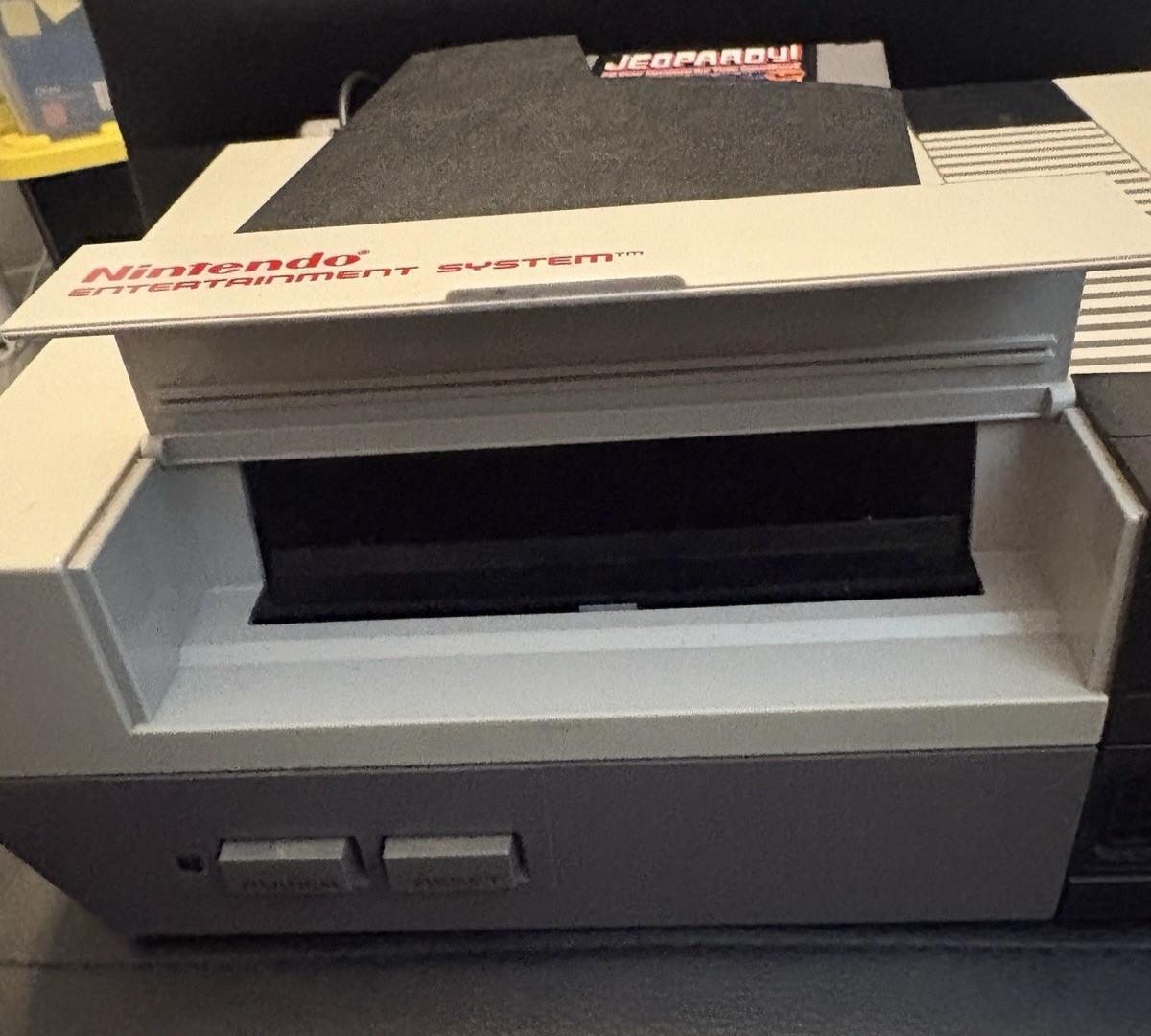 Used / Original NES Nintendo Console + Jeopardy Video Game + Power Supply + A/V