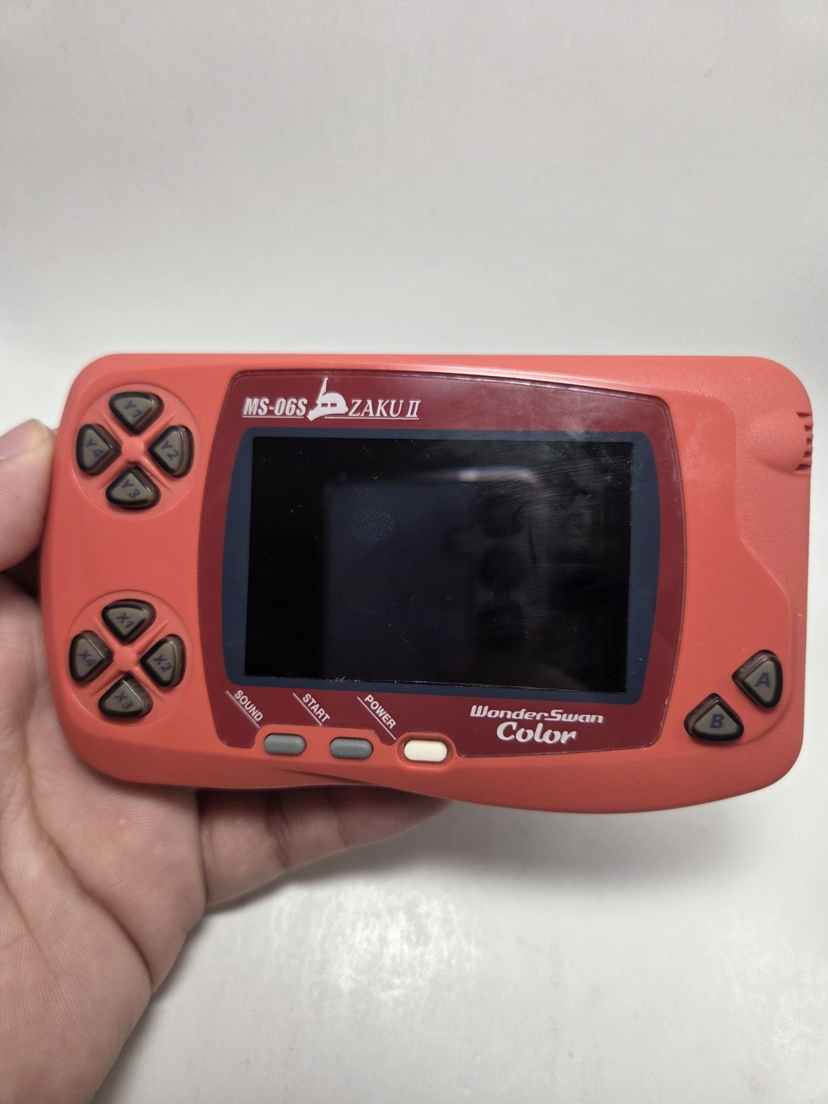 WonderSwan Color MS-06S ZAKU II Zaku Version Console Only Bandai Gundam Working