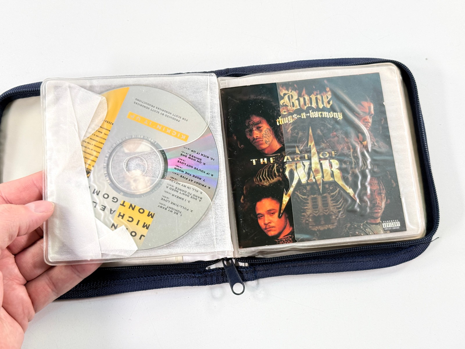 vtg y2k Tommy Hilfiger CD DVD case w/ music booklets