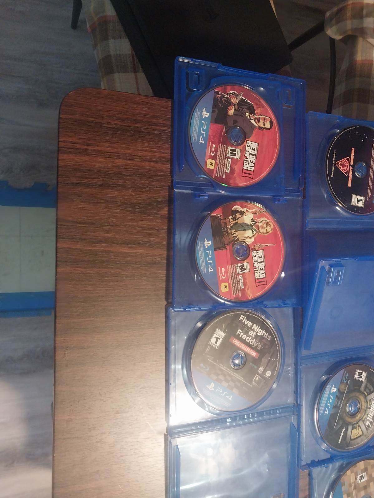Ps4 Slim 500GB With 9 Games And Power Cord No Controller Fair Condition
