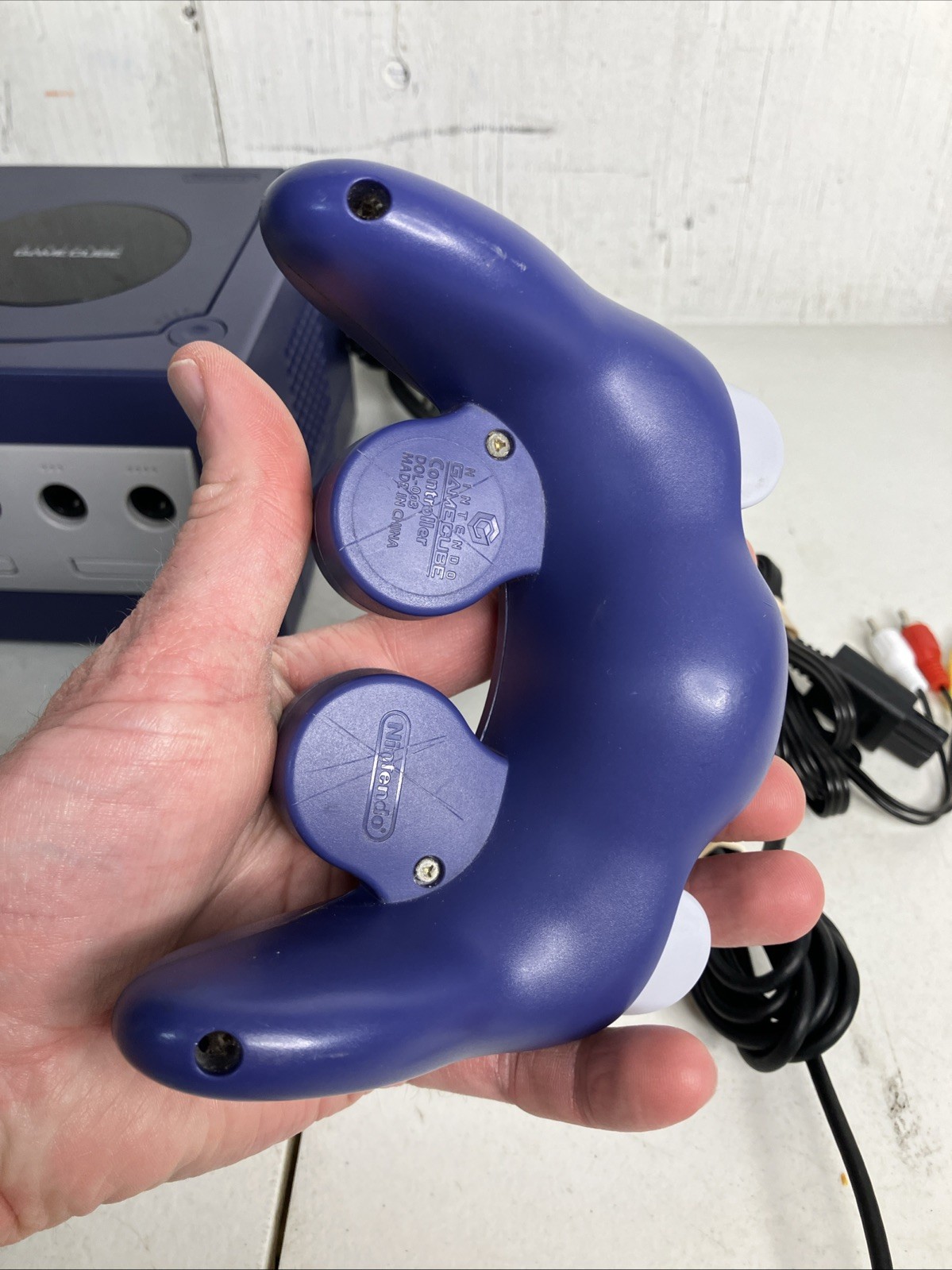 Nintendo Gamecube Console Indigo Controllers Bundle DOL-001 PLAY US & JPN GAMES