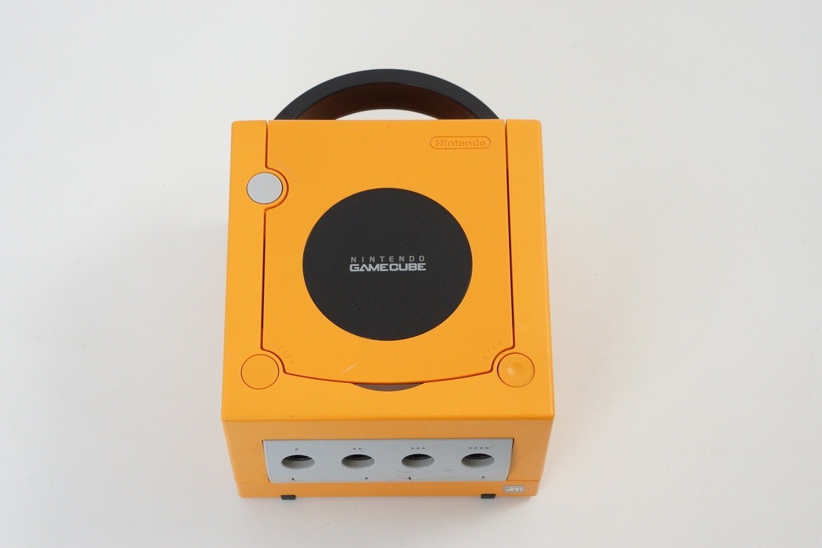 GameCube ORANGE Console DOL-001 JP For Japan Game CD Tested System DNH10323517