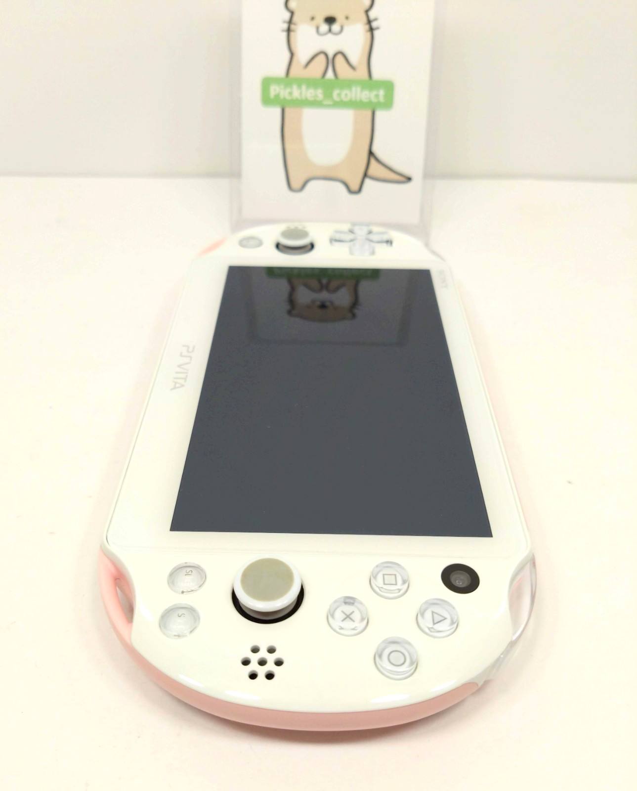 PS Vita Light Pink White Console only PCH-2000 ZA19 Wi-Fi PSV Tested 0528D
